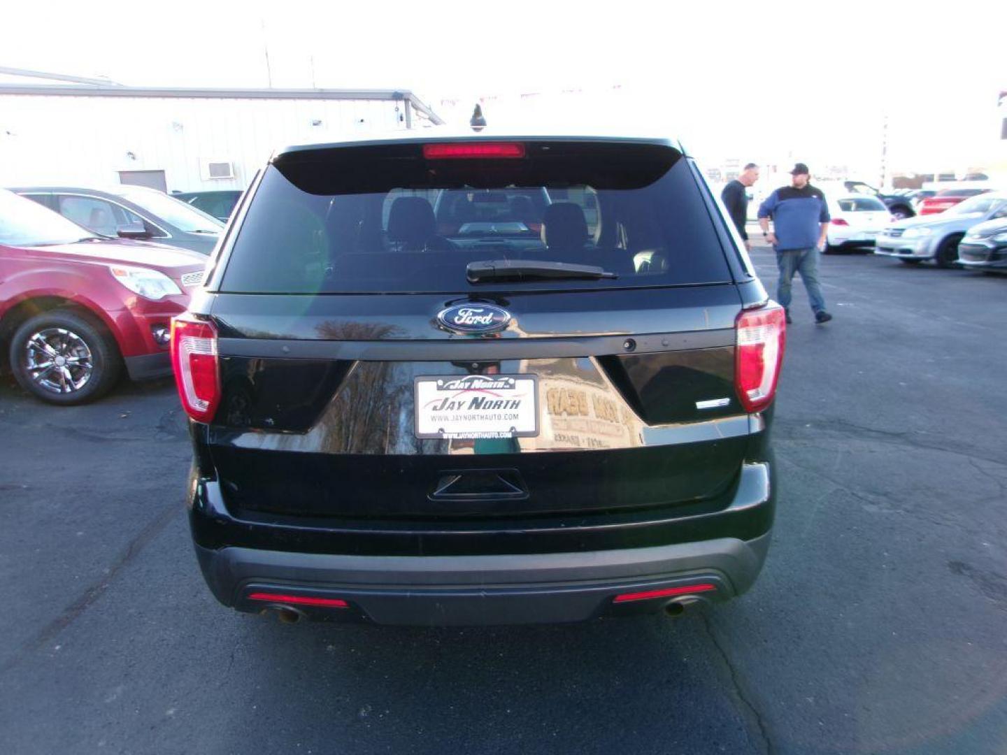 2017 BLACK FORD EXPLORER POLICE INTERCEPTOR (1FM5K8AR7HG) with an 3.7L engine, Automatic transmission, located at 501 E. Columbia St., Springfield, OH, 45503, (800) 262-7122, 39.925262, -83.801796 - ***POLICE INTERCEPTOR***AWD***Clean Carfax***New Front and Rear Pads and Rotors***Serviced and Detailed*** Jay North Auto has offered hand picked vehicles since 1965! Our customer's enjoy a NO pressure buying experience with a small town feel. All of our vehicles get fully inspected and detail - Photo#3