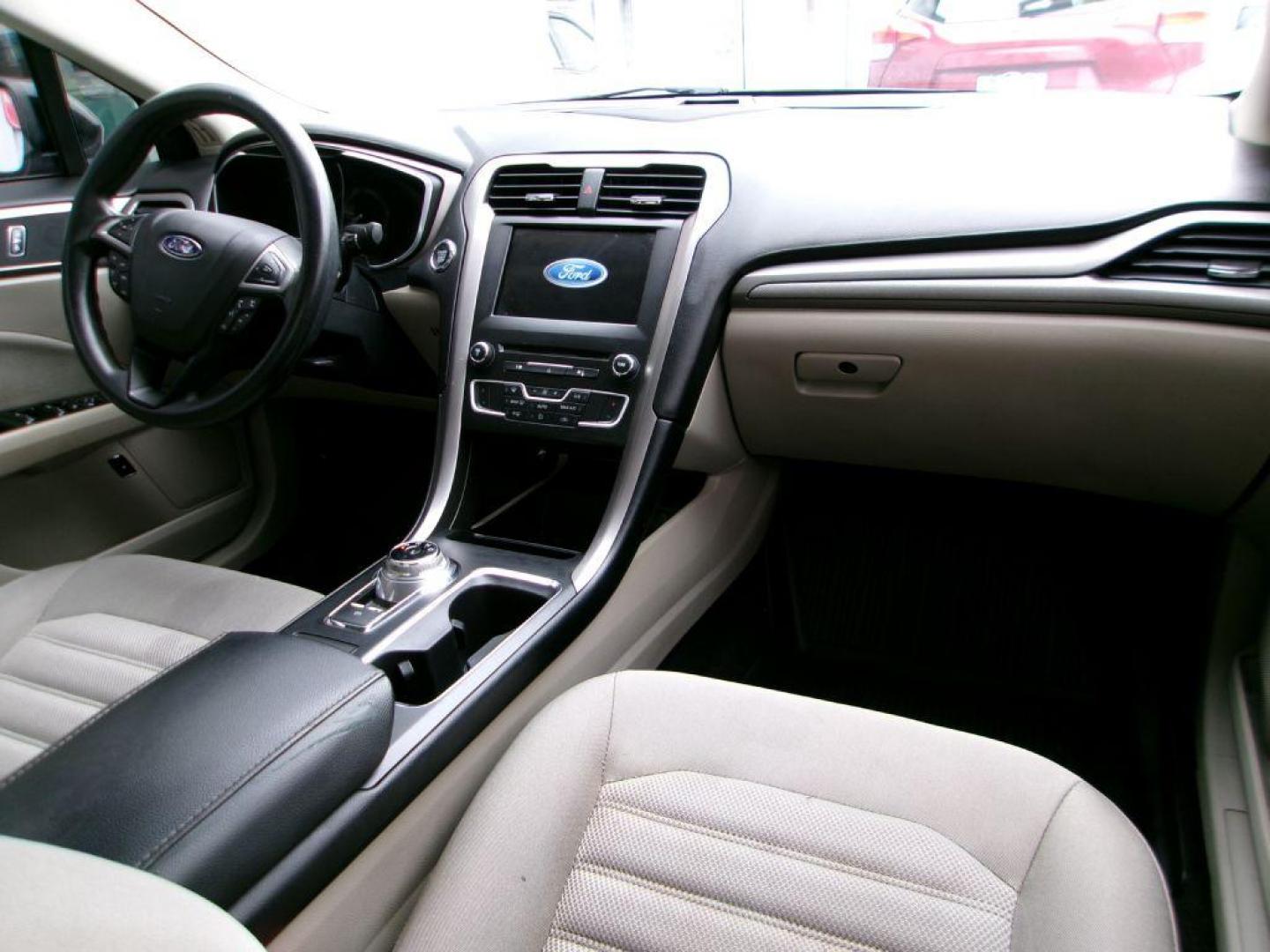 2017 BLACK FORD FUSION SE HYBRID (3FA6P0LU1HR) with an 2.0L engine, Continuously Variable transmission, located at 501 E. Columbia St., Springfield, OH, 45503, (800) 262-7122, 39.925262, -83.801796 - ***Hybrid***SE***New Brakes***Back-up Camera***SYNC 3***Serviced and Detailed*** Jay North Auto has offered hand picked vehicles since 1965! Our customer's enjoy a NO pressure buying experience with a small town feel. All of our vehicles get fully inspected and detailed. We are a preferred dea - Photo#17