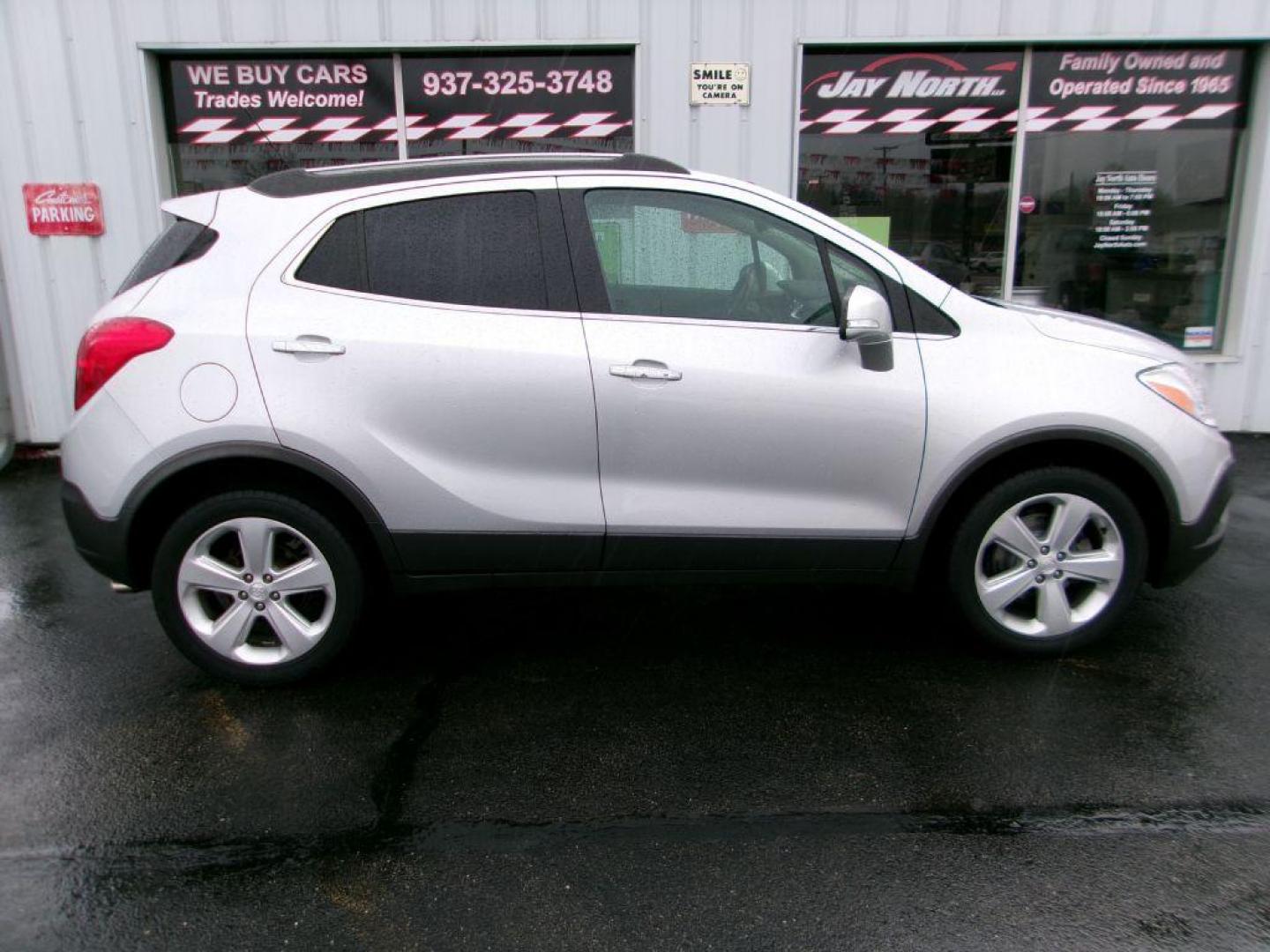 2016 SILVER BUICK ENCORE (KL4CJESB6GB) with an 1.4L engine, Automatic transmission, located at 501 E. Columbia St., Springfield, OH, 45503, (800) 262-7122, 39.925262, -83.801796 - Photo#0