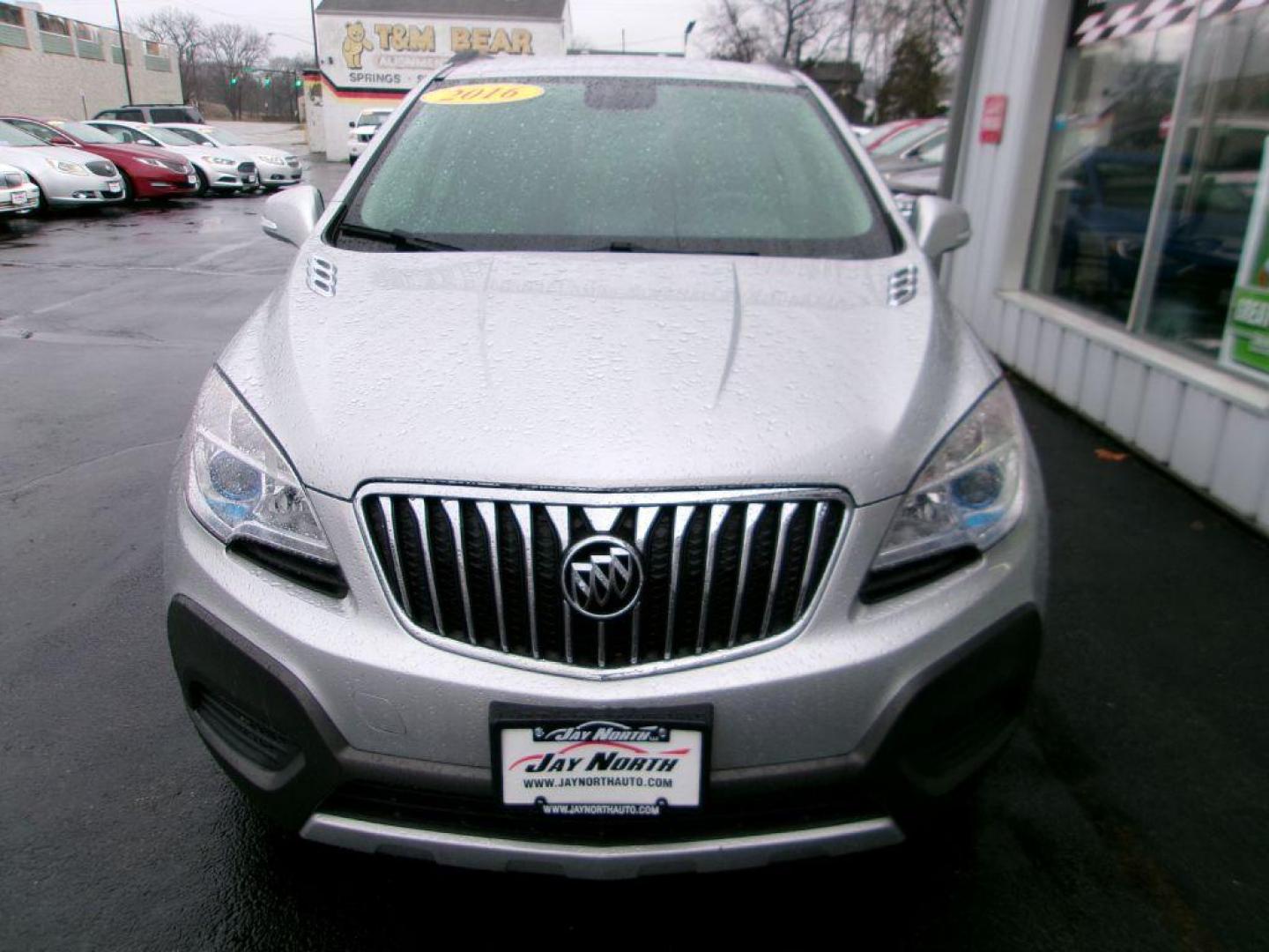 2016 SILVER BUICK ENCORE (KL4CJESB6GB) with an 1.4L engine, Automatic transmission, located at 501 E. Columbia St., Springfield, OH, 45503, (800) 262-7122, 39.925262, -83.801796 - Photo#1