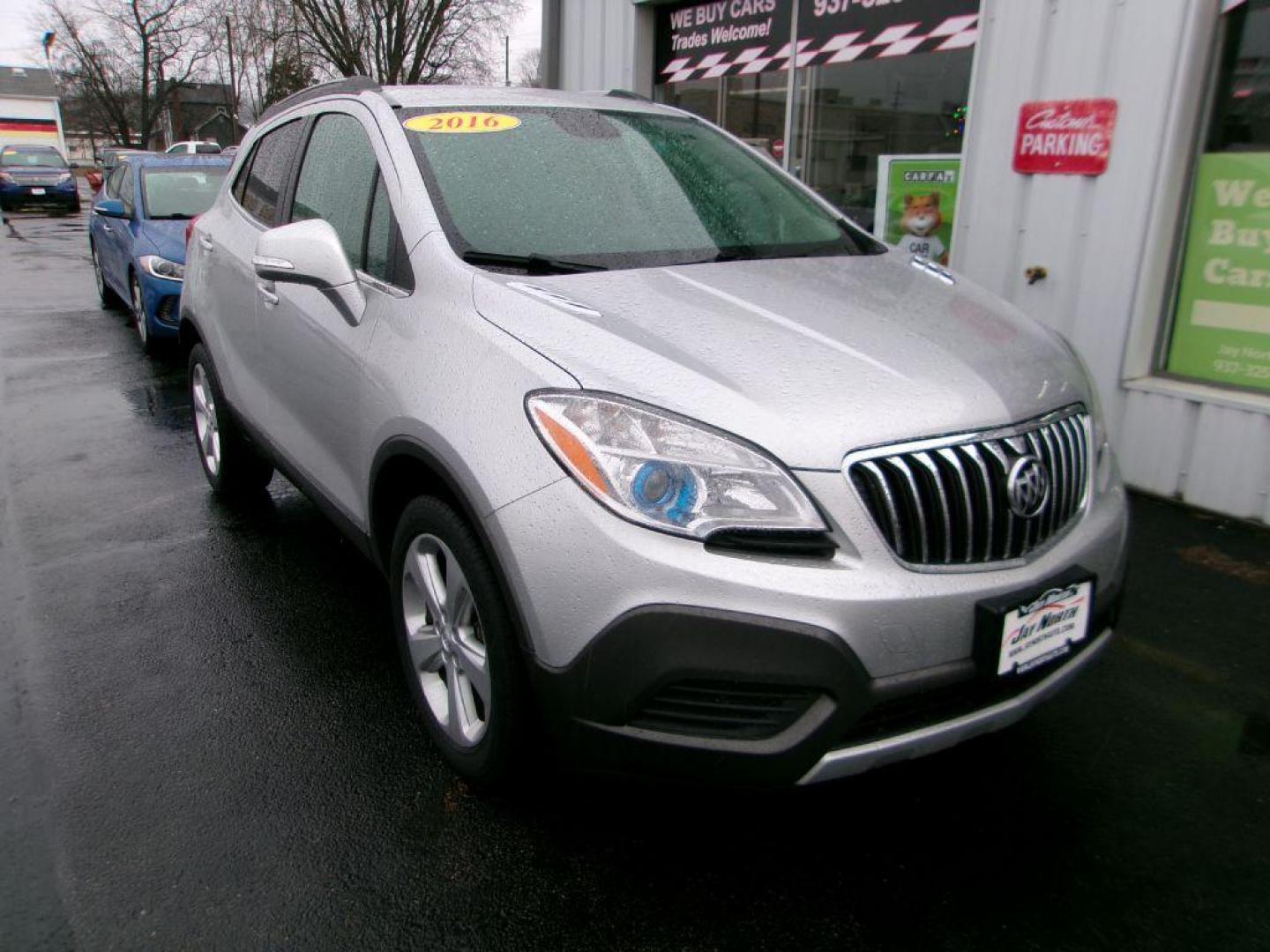 2016 SILVER BUICK ENCORE (KL4CJESB6GB) with an 1.4L engine, Automatic transmission, located at 501 E. Columbia St., Springfield, OH, 45503, (800) 262-7122, 39.925262, -83.801796 - Photo#2