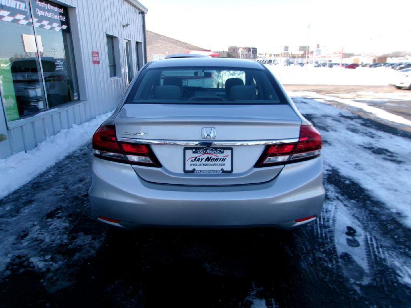 2015 SILVER HONDA CIVIC LX (19XFB2F53FE) with an 1.8L engine, Continuously Variable transmission, located at 501 E. Columbia St., Springfield, OH, 45503, (800) 262-7122, 39.925262, -83.801796 - ***New Tires***Civic***LX***Back-up Camera***Serviced and Detailed*** Jay North Auto has offered hand picked vehicles since 1965! Our customer's enjoy a NO pressure buying experience with a small town feel. All of our vehicles get fully inspected and detailed. We are a preferred dealer for many - Photo#4