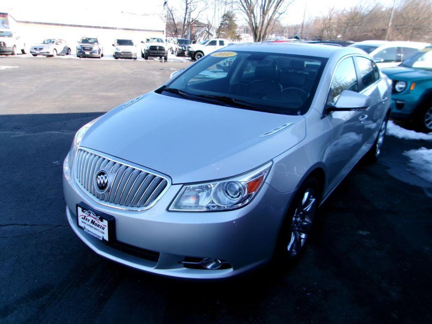 2011 SILVER BUICK LACROSSE CXL (1G4GC5EC5BF) with an 2.4L engine, Automatic transmission, located at 501 E. Columbia St., Springfield, OH, 45503, (800) 262-7122, 39.925262, -83.801796 - Photo#2