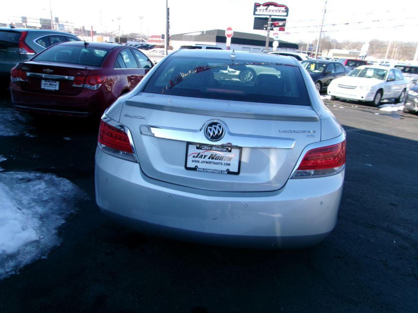 2011 SILVER BUICK LACROSSE CXL (1G4GC5EC5BF) with an 2.4L engine, Automatic transmission, located at 501 E. Columbia St., Springfield, OH, 45503, (800) 262-7122, 39.925262, -83.801796 - Photo#3