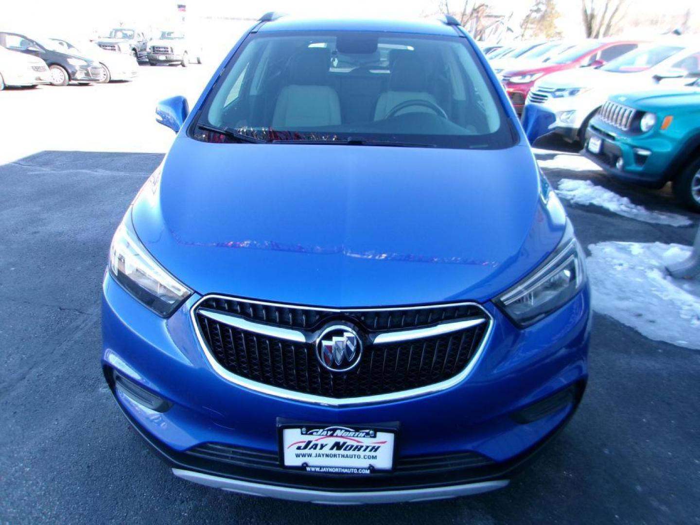 2017 BLUE BUICK ENCORE PREFERRED (KL4CJESBXHB) with an 1.4L engine, Automatic transmission, located at 501 E. Columbia St., Springfield, OH, 45503, (800) 262-7122, 39.925262, -83.801796 - Photo#2