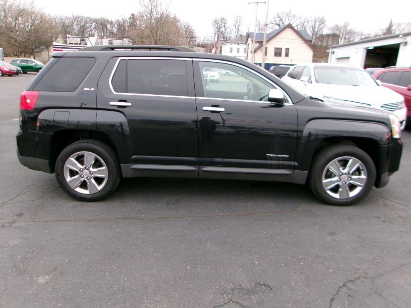 2015 BLACK GMC TERRAIN SLE (2GKALREK6F6) with an 2.4L engine, Automatic transmission, located at 501 E. Columbia St., Springfield, OH, 45503, (800) 262-7122, 39.925262, -83.801796 - *** SLE *** 2.4L FWD *** Heated Seats *** Back Up Camera *** Remote Start *** Moonroof *** Jay North Auto has offered hand picked vehicles since 1965! Our customer's enjoy a NO pressure buying experience with a small town feel. All of our vehicles get fully inspected and detailed. We are a pref - Photo#0