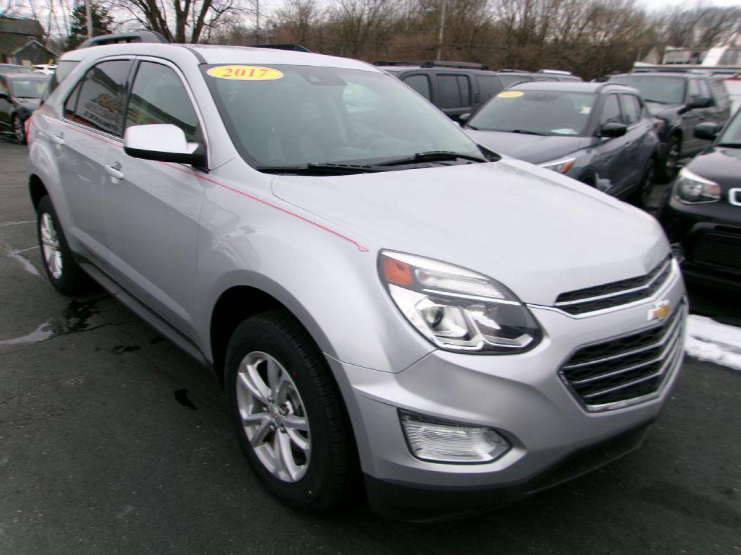 2017 SILVER CHEVROLET EQUINOX LT (2GNFLFEK6H6) with an 2.4L engine, Automatic transmission, located at 501 E. Columbia St., Springfield, OH, 45503, (800) 262-7122, 39.925262, -83.801796 - Photo#1