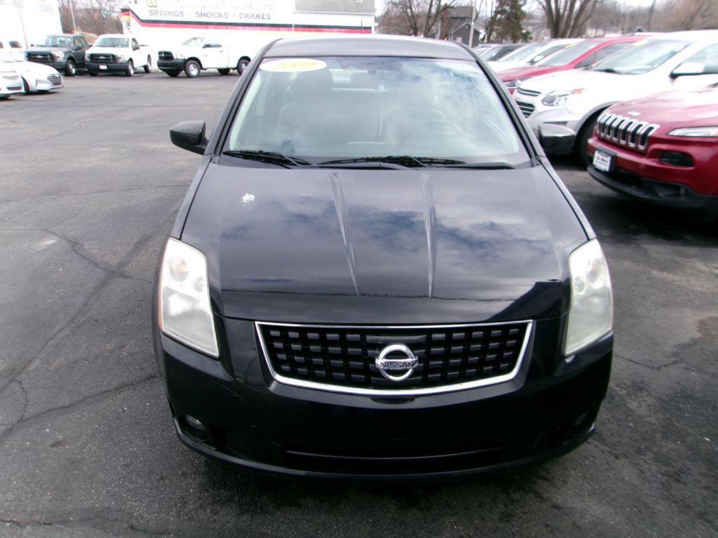 2009 BLACK NISSAN SENTRA 2.0 (3N1AB61E49L) with an 2.0L engine, Continuously Variable transmission, located at 501 E. Columbia St., Springfield, OH, 45503, (800) 262-7122, 39.925262, -83.801796 - Photo#1