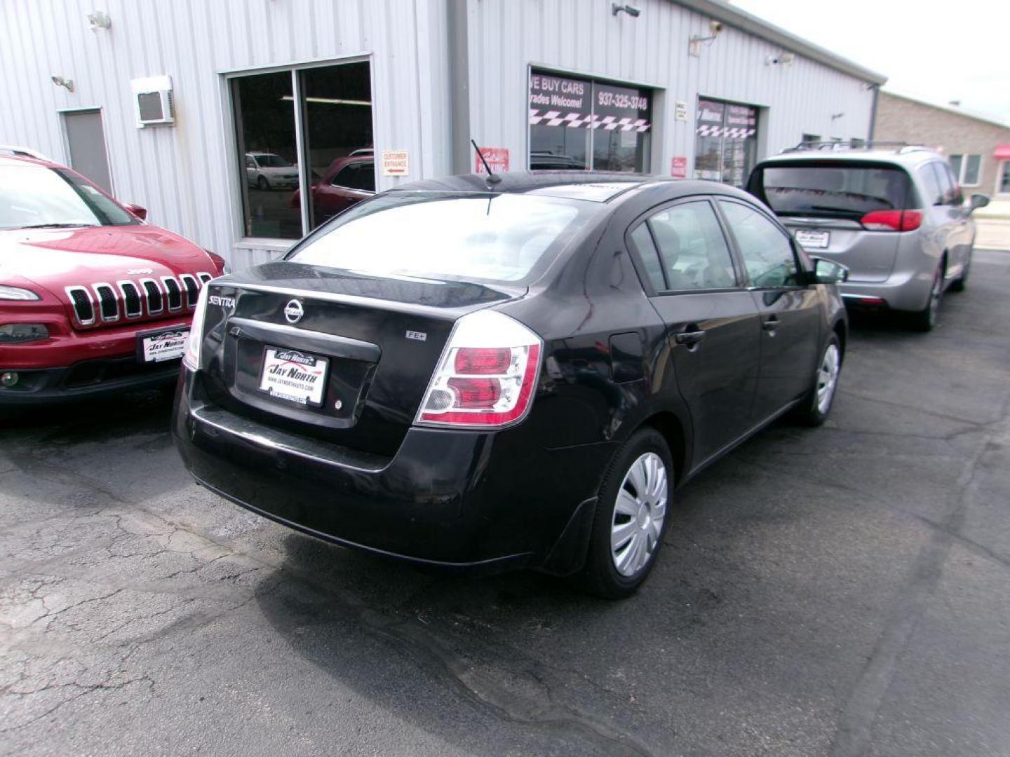2009 BLACK NISSAN SENTRA 2.0 (3N1AB61E49L) with an 2.0L engine, Continuously Variable transmission, located at 501 E. Columbia St., Springfield, OH, 45503, (800) 262-7122, 39.925262, -83.801796 - Photo#3