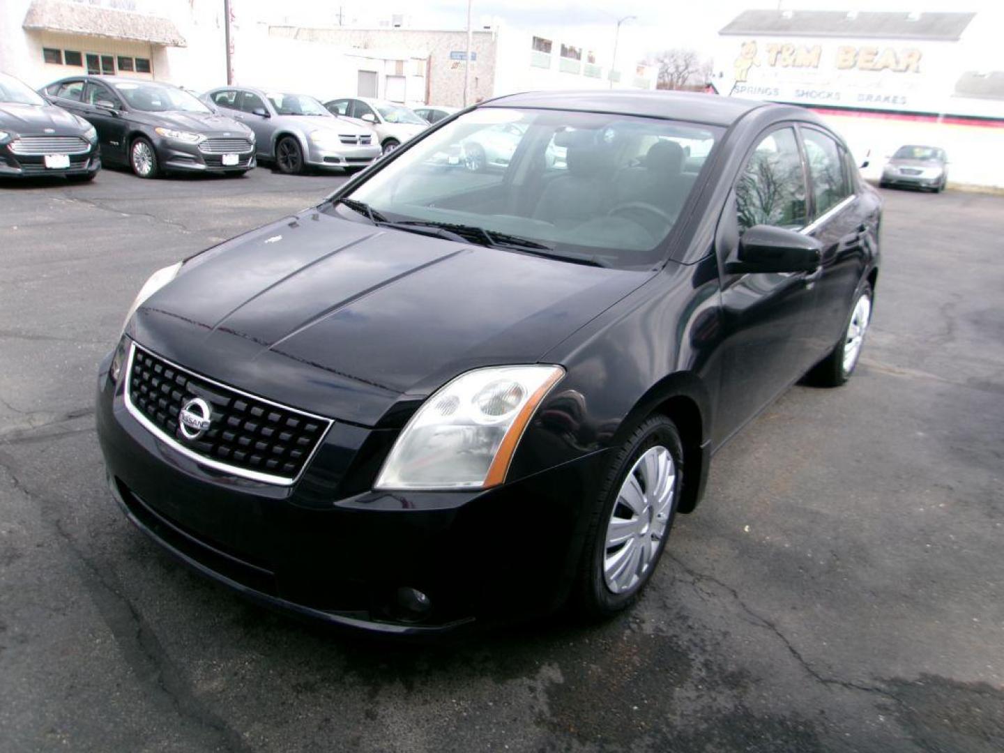2009 BLACK NISSAN SENTRA 2.0 (3N1AB61E49L) with an 2.0L engine, Continuously Variable transmission, located at 501 E. Columbia St., Springfield, OH, 45503, (800) 262-7122, 39.925262, -83.801796 - Photo#6