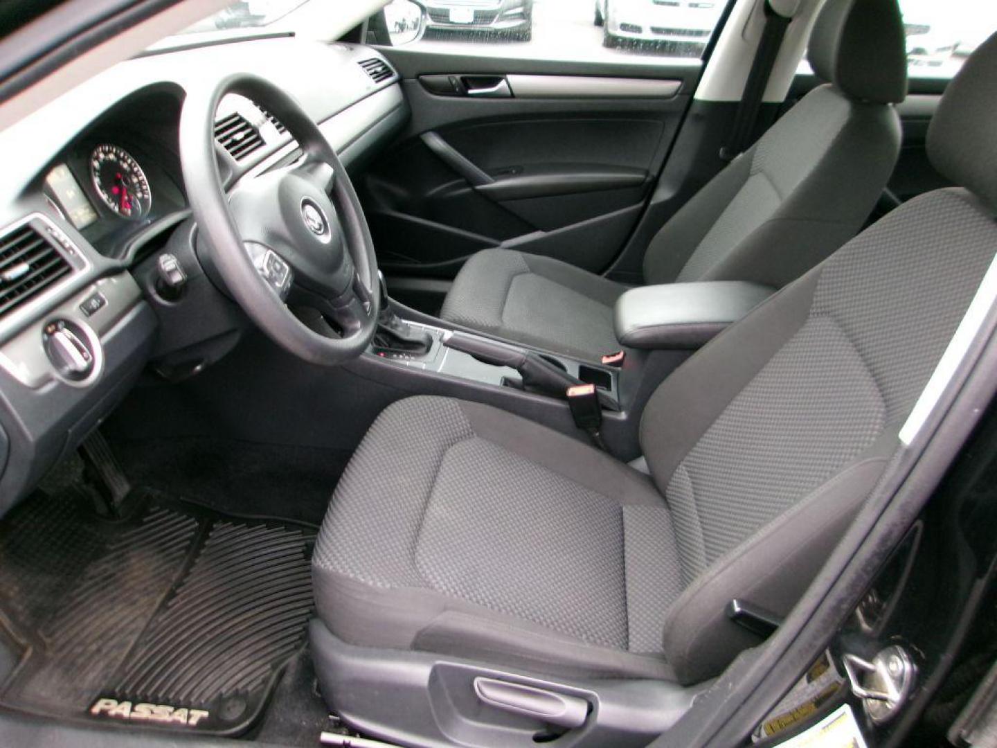 2012 BLACK VOLKSWAGEN PASSAT S (1VWAP7A36CC) with an 2.5L engine, Automatic transmission, located at 501 E. Columbia St., Springfield, OH, 45503, (800) 262-7122, 39.925262, -83.801796 - ***43 Service Records on Carfax***NICE***2.5L***Serviced and Detailed*** Jay North Auto has offered hand picked vehicles since 1965! Our customer's enjoy a NO pressure buying experience with a small town feel. All of our vehicles get fully inspected and detailed. We are a preferred dealer for - Photo#10