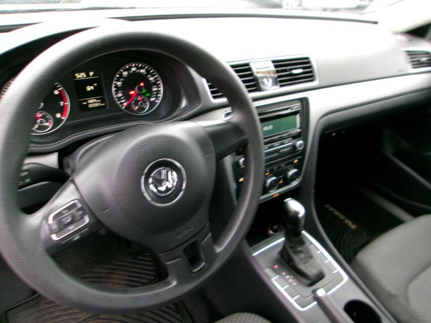 2012 BLACK VOLKSWAGEN PASSAT S (1VWAP7A36CC) with an 2.5L engine, Automatic transmission, located at 501 E. Columbia St., Springfield, OH, 45503, (800) 262-7122, 39.925262, -83.801796 - ***43 Service Records on Carfax***NICE***2.5L***Serviced and Detailed*** Jay North Auto has offered hand picked vehicles since 1965! Our customer's enjoy a NO pressure buying experience with a small town feel. All of our vehicles get fully inspected and detailed. We are a preferred dealer for - Photo#11