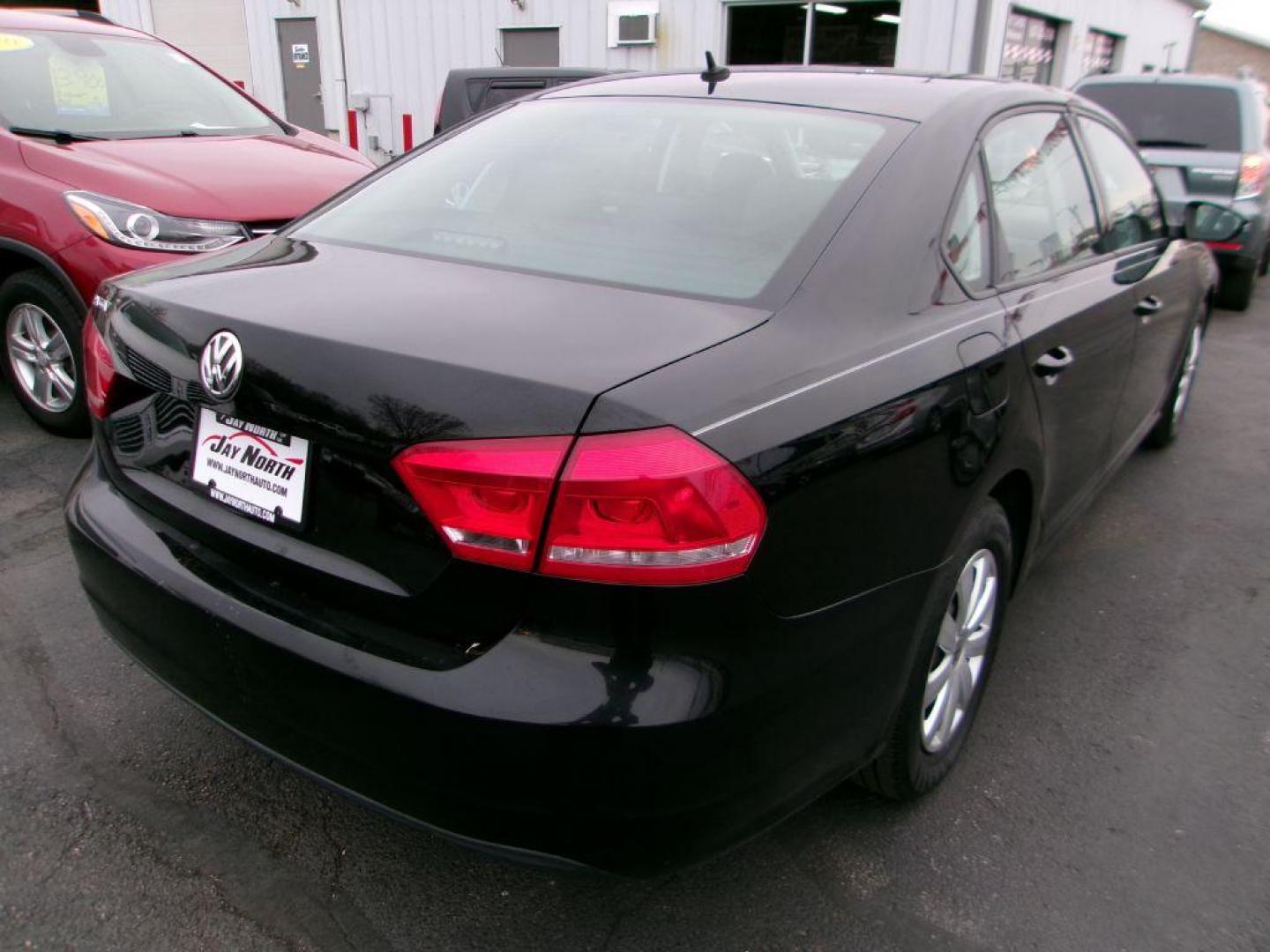 2012 BLACK VOLKSWAGEN PASSAT S (1VWAP7A36CC) with an 2.5L engine, Automatic transmission, located at 501 E. Columbia St., Springfield, OH, 45503, (800) 262-7122, 39.925262, -83.801796 - ***43 Service Records on Carfax***NICE***2.5L***Serviced and Detailed*** Jay North Auto has offered hand picked vehicles since 1965! Our customer's enjoy a NO pressure buying experience with a small town feel. All of our vehicles get fully inspected and detailed. We are a preferred dealer for - Photo#6