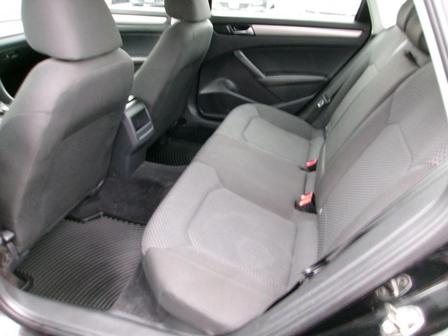 2012 BLACK VOLKSWAGEN PASSAT S (1VWAP7A36CC) with an 2.5L engine, Automatic transmission, located at 501 E. Columbia St., Springfield, OH, 45503, (800) 262-7122, 39.925262, -83.801796 - ***43 Service Records on Carfax***NICE***2.5L***Serviced and Detailed*** Jay North Auto has offered hand picked vehicles since 1965! Our customer's enjoy a NO pressure buying experience with a small town feel. All of our vehicles get fully inspected and detailed. We are a preferred dealer for - Photo#7