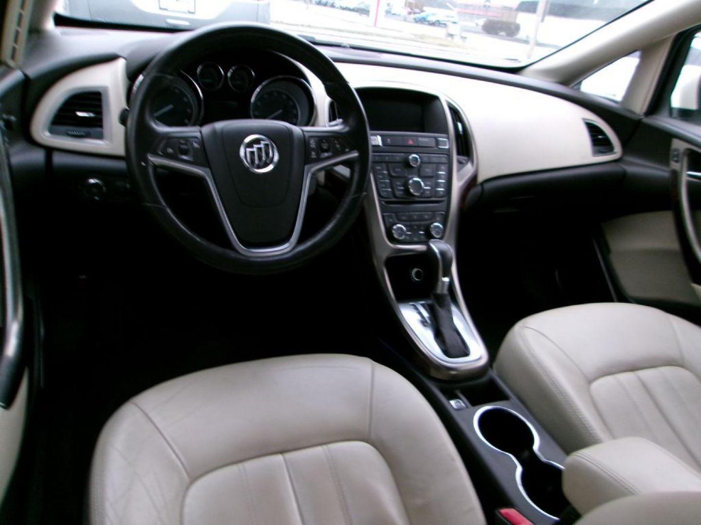 2013 WHITE BUICK VERANO LEATHER GROUP (1G4PS5SK3D4) with an 2.4L engine, Automatic transmission, located at 501 E. Columbia St., Springfield, OH, 45503, (800) 262-7122, 39.925262, -83.801796 - *** 1 Owner w/ Clean CarFax and 23 Service Records *** New Timing *** Leather *** Moonroof *** Remote Start *** Heated Seats *** Bose Audio *** Blind Spot Does Not Work *** Jay North Auto has offered hand picked vehicles since 1965! Our customer's enjoy a NO pressure buying experience with a sma - Photo#9