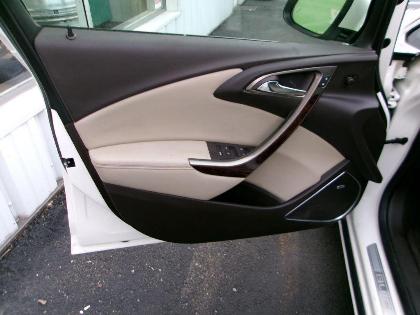 2013 WHITE BUICK VERANO LEATHER GROUP (1G4PS5SK3D4) with an 2.4L engine, Automatic transmission, located at 501 E. Columbia St., Springfield, OH, 45503, (800) 262-7122, 39.925262, -83.801796 - *** 1 Owner w/ Clean CarFax and 23 Service Records *** New Timing *** Leather *** Moonroof *** Remote Start *** Heated Seats *** Bose Audio *** Blind Spot Does Not Work *** Jay North Auto has offered hand picked vehicles since 1965! Our customer's enjoy a NO pressure buying experience with a sma - Photo#11
