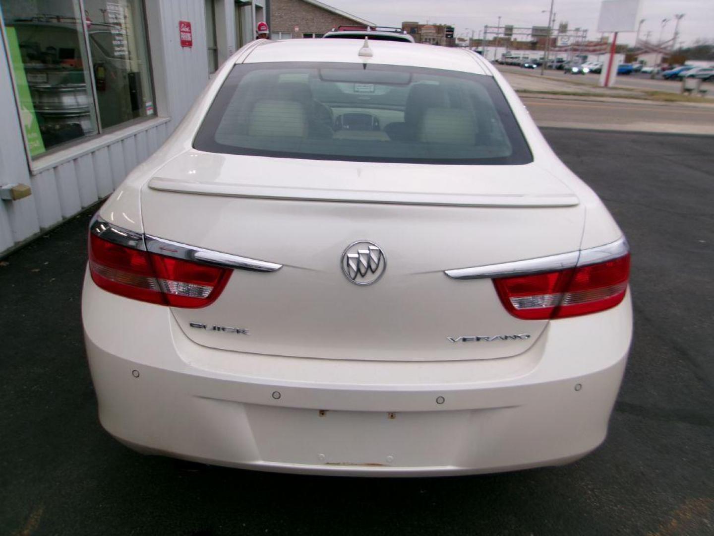 2013 WHITE BUICK VERANO LEATHER GROUP (1G4PS5SK3D4) with an 2.4L engine, Automatic transmission, located at 501 E. Columbia St., Springfield, OH, 45503, (800) 262-7122, 39.925262, -83.801796 - *** 1 Owner w/ Clean CarFax and 23 Service Records *** New Timing *** Leather *** Moonroof *** Remote Start *** Heated Seats *** Bose Audio *** Blind Spot Does Not Work *** Jay North Auto has offered hand picked vehicles since 1965! Our customer's enjoy a NO pressure buying experience with a sma - Photo#5