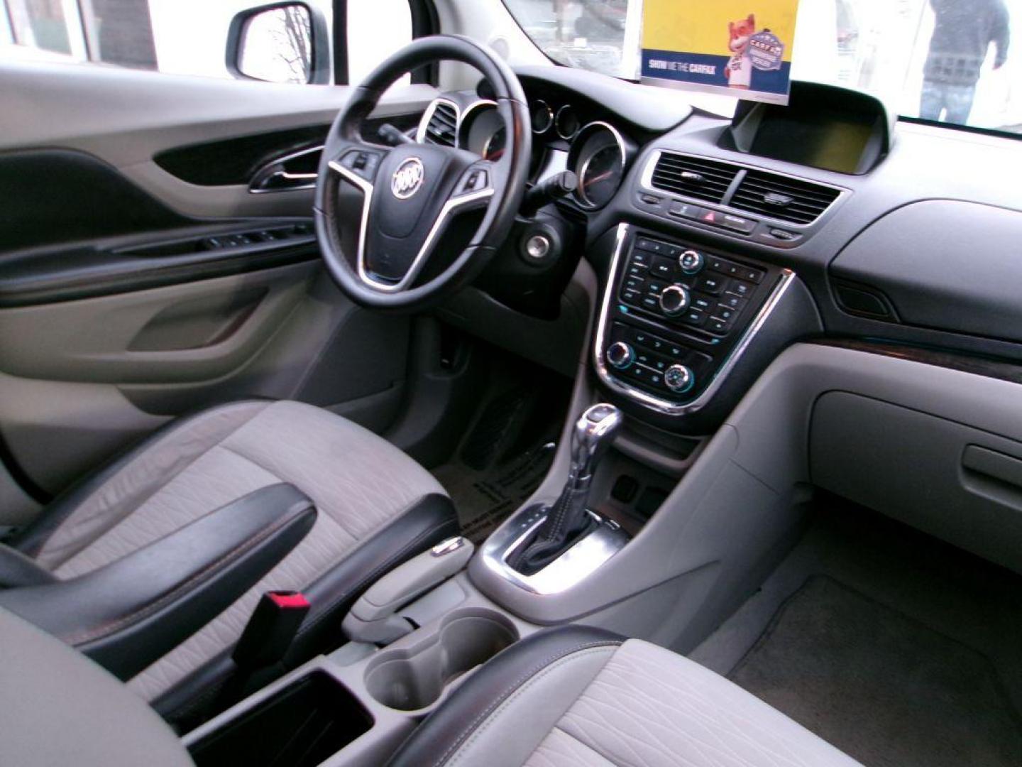 2015 SILVER BUICK ENCORE (KL4CJASB5FB) with an 1.4L engine, Automatic transmission, located at 501 E. Columbia St., Springfield, OH, 45503, (800) 262-7122, 39.925262, -83.801796 - *** Clean CarFax *** New Turbo *** Serviced and Detailed *** FWD *** Jay North Auto has offered hand picked vehicles since 1965! Our customer's enjoy a NO pressure buying experience with a small town feel. All of our vehicles get fully inspected and detailed. We are a preferred dealer for many - Photo#13