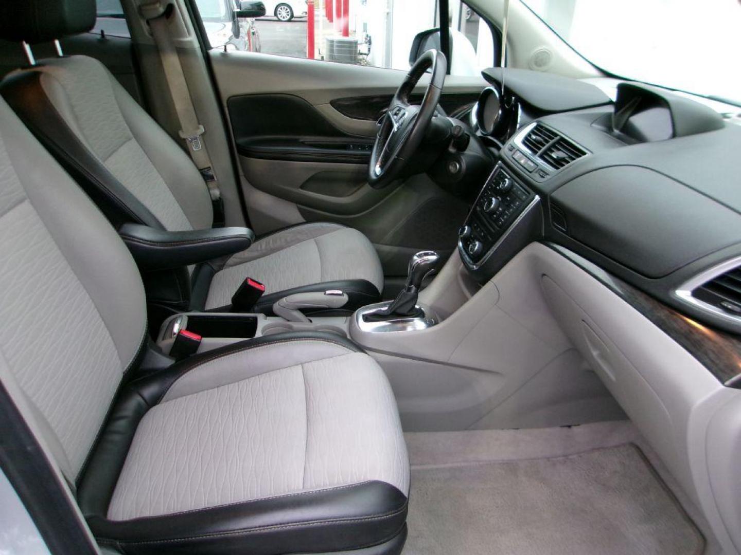 2015 SILVER BUICK ENCORE (KL4CJASB5FB) with an 1.4L engine, Automatic transmission, located at 501 E. Columbia St., Springfield, OH, 45503, (800) 262-7122, 39.925262, -83.801796 - *** Clean CarFax *** New Turbo *** Serviced and Detailed *** FWD *** Jay North Auto has offered hand picked vehicles since 1965! Our customer's enjoy a NO pressure buying experience with a small town feel. All of our vehicles get fully inspected and detailed. We are a preferred dealer for many - Photo#14