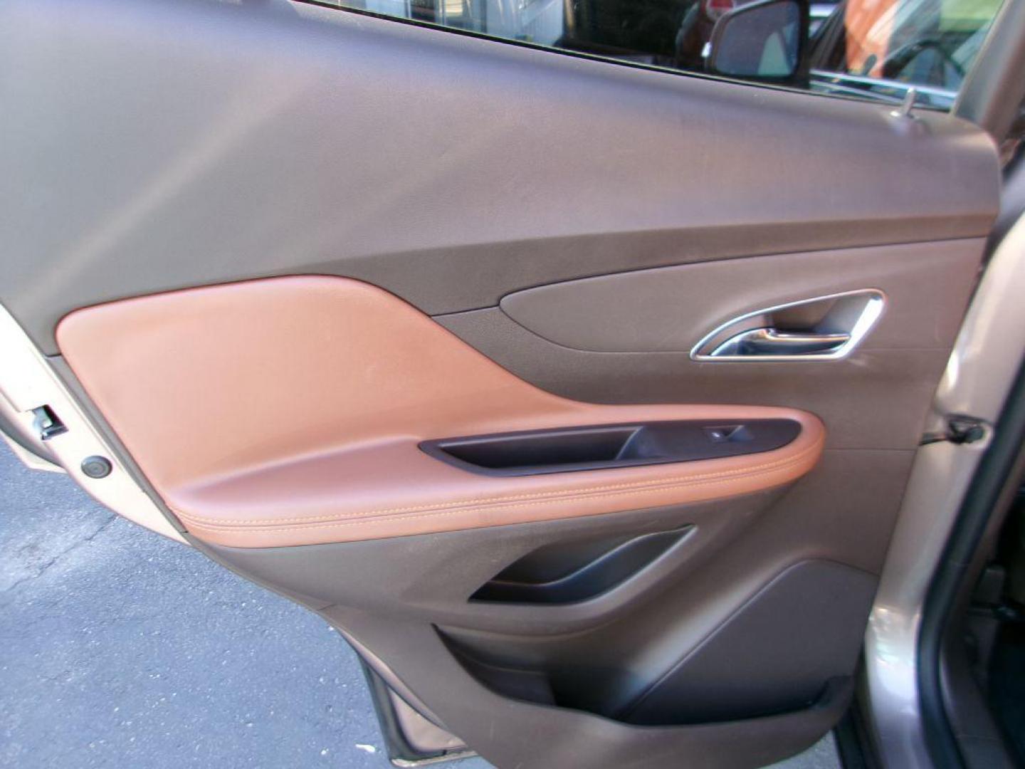 2014 BROWN BUICK ENCORE LEATHER GROUP (KL4CJGSB3EB) with an 1.4L engine, Automatic transmission, located at 501 E. Columbia St., Springfield, OH, 45503, (800) 262-7122, 39.925262, -83.801796 - *** New Turbo *** New Front Pads and Rotors *** Tune Up *** New Water Pump *** New Catalytic Converter *** Serviced and Detailed *** Leather *** Moonroof *** Remote Start *** Jay North Auto has offered hand picked vehicles since 1965! Our customer's enjoy a NO pressure buying experience with a - Photo#11