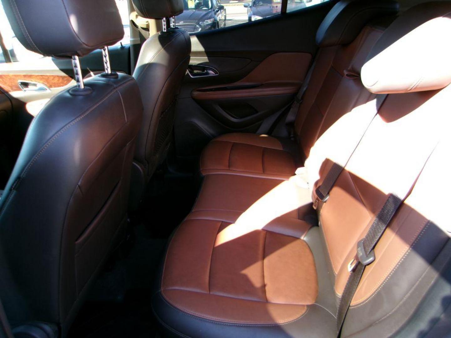 2014 BROWN BUICK ENCORE LEATHER GROUP (KL4CJGSB3EB) with an 1.4L engine, Automatic transmission, located at 501 E. Columbia St., Springfield, OH, 45503, (800) 262-7122, 39.925262, -83.801796 - *** New Turbo *** New Front Pads and Rotors *** Tune Up *** New Water Pump *** New Catalytic Converter *** Serviced and Detailed *** Leather *** Moonroof *** Remote Start *** Jay North Auto has offered hand picked vehicles since 1965! Our customer's enjoy a NO pressure buying experience with a - Photo#12