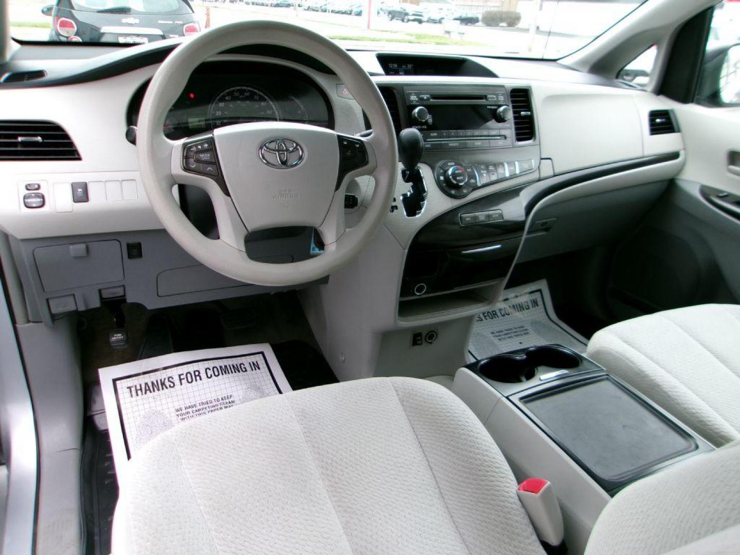 2014 GRAY TOYOTA SIENNA LE (5TDKK3DC3ES) with an 3.5L engine, Automatic transmission, located at 501 E. Columbia St., Springfield, OH, 45503, (800) 262-7122, 39.925262, -83.801796 - ***Clean Carfax***Drivers Rear Power Sliding Door Not Working***New Battery***LE***3.5L V6***3rd Row Seating***Serviced and Detailed*** Jay North Auto has offered hand picked vehicles since 1965! Our customer's enjoy a NO pressure buying experience with a small town feel. All of our vehicles g - Photo#10