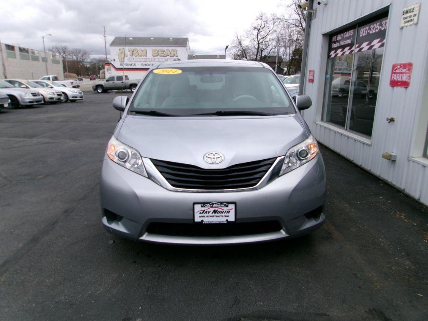 2014 GRAY TOYOTA SIENNA LE (5TDKK3DC3ES) with an 3.5L engine, Automatic transmission, located at 501 E. Columbia St., Springfield, OH, 45503, (800) 262-7122, 39.925262, -83.801796 - ***Clean Carfax***Drivers Rear Power Sliding Door Not Working***New Battery***LE***3.5L V6***3rd Row Seating***Serviced and Detailed*** Jay North Auto has offered hand picked vehicles since 1965! Our customer's enjoy a NO pressure buying experience with a small town feel. All of our vehicles g - Photo#1