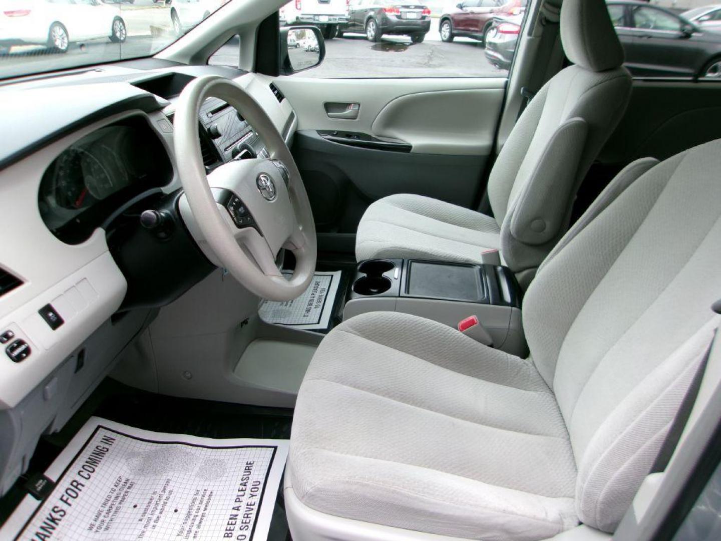 2014 GRAY TOYOTA SIENNA LE (5TDKK3DC3ES) with an 3.5L engine, Automatic transmission, located at 501 E. Columbia St., Springfield, OH, 45503, (800) 262-7122, 39.925262, -83.801796 - ***Clean Carfax***Drivers Rear Power Sliding Door Not Working***New Battery***LE***3.5L V6***3rd Row Seating***Serviced and Detailed*** Jay North Auto has offered hand picked vehicles since 1965! Our customer's enjoy a NO pressure buying experience with a small town feel. All of our vehicles g - Photo#8