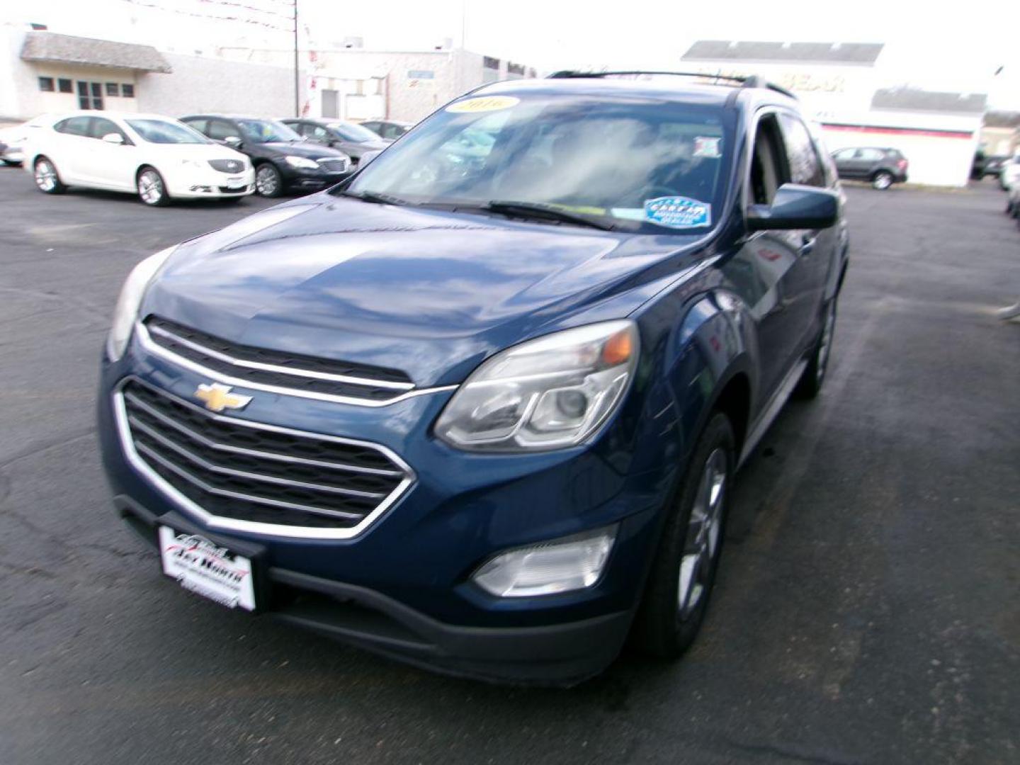 2016 BLUE CHEVROLET EQUINOX LT (2GNALCEK3G6) with an 2.4L engine, Automatic transmission, located at 501 E. Columbia St., Springfield, OH, 45503, (800) 262-7122, 39.925262, -83.801796 - ***New Timing***New Tires***New Rear Pads and Rotors***Replaced Front Struts and Sway Bar Links***Serviced and Detailed*** Jay North Auto has offered hand picked vehicles since 1965! Our customer's enjoy a NO pressure buying experience with a small town feel. All of our vehicles get fully inspec - Photo#3