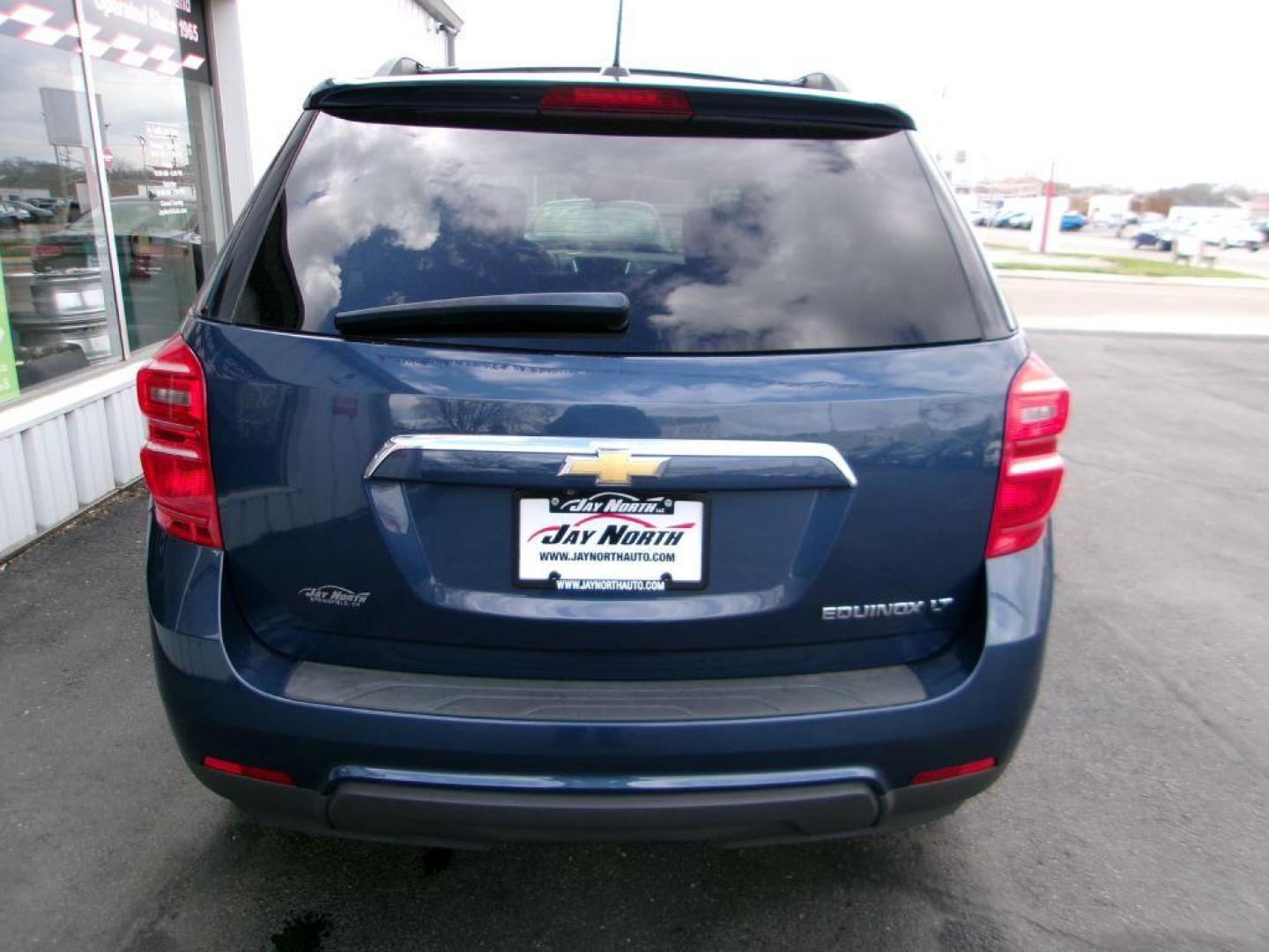 2016 BLUE CHEVROLET EQUINOX LT (2GNALCEK3G6) with an 2.4L engine, Automatic transmission, located at 501 E. Columbia St., Springfield, OH, 45503, (800) 262-7122, 39.925262, -83.801796 - ***New Timing***New Tires***New Rear Pads and Rotors***Replaced Front Struts and Sway Bar Links***Serviced and Detailed*** Jay North Auto has offered hand picked vehicles since 1965! Our customer's enjoy a NO pressure buying experience with a small town feel. All of our vehicles get fully inspec - Photo#5