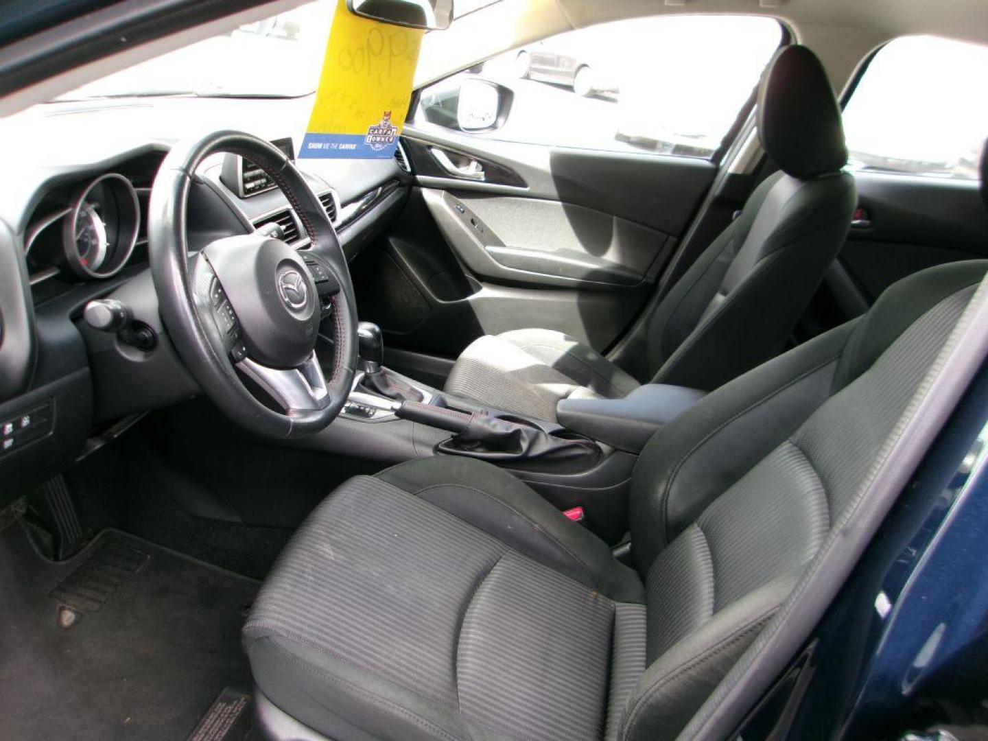 2014 BLUE MAZDA 3 TOURING (JM1BM1L73E1) with an 2.0L engine, Automatic transmission, located at 501 E. Columbia St., Springfield, OH, 45503, (800) 262-7122, 39.925262, -83.801796 - Photo#10