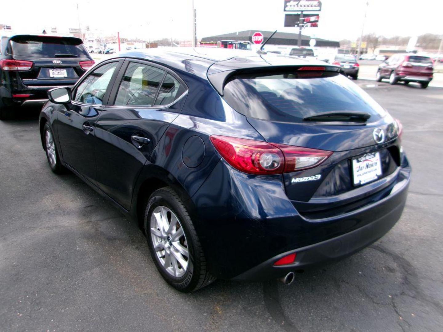 2014 BLUE MAZDA 3 TOURING (JM1BM1L73E1) with an 2.0L engine, Automatic transmission, located at 501 E. Columbia St., Springfield, OH, 45503, (800) 262-7122, 39.925262, -83.801796 - Photo#4