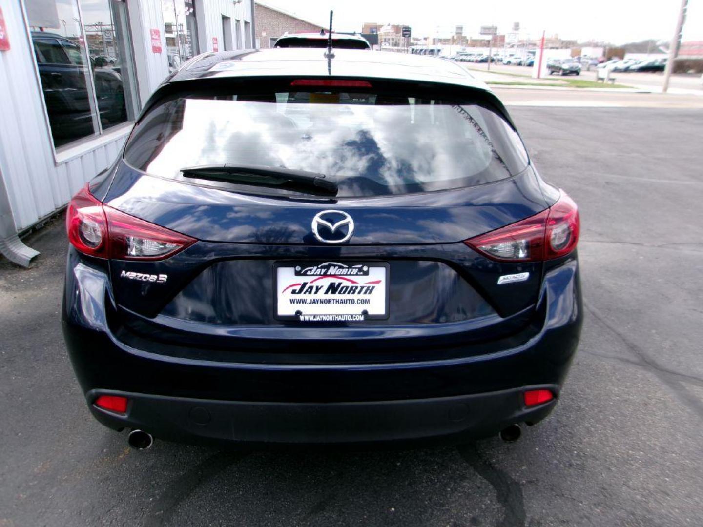 2014 BLUE MAZDA 3 TOURING (JM1BM1L73E1) with an 2.0L engine, Automatic transmission, located at 501 E. Columbia St., Springfield, OH, 45503, (800) 262-7122, 39.925262, -83.801796 - Photo#5
