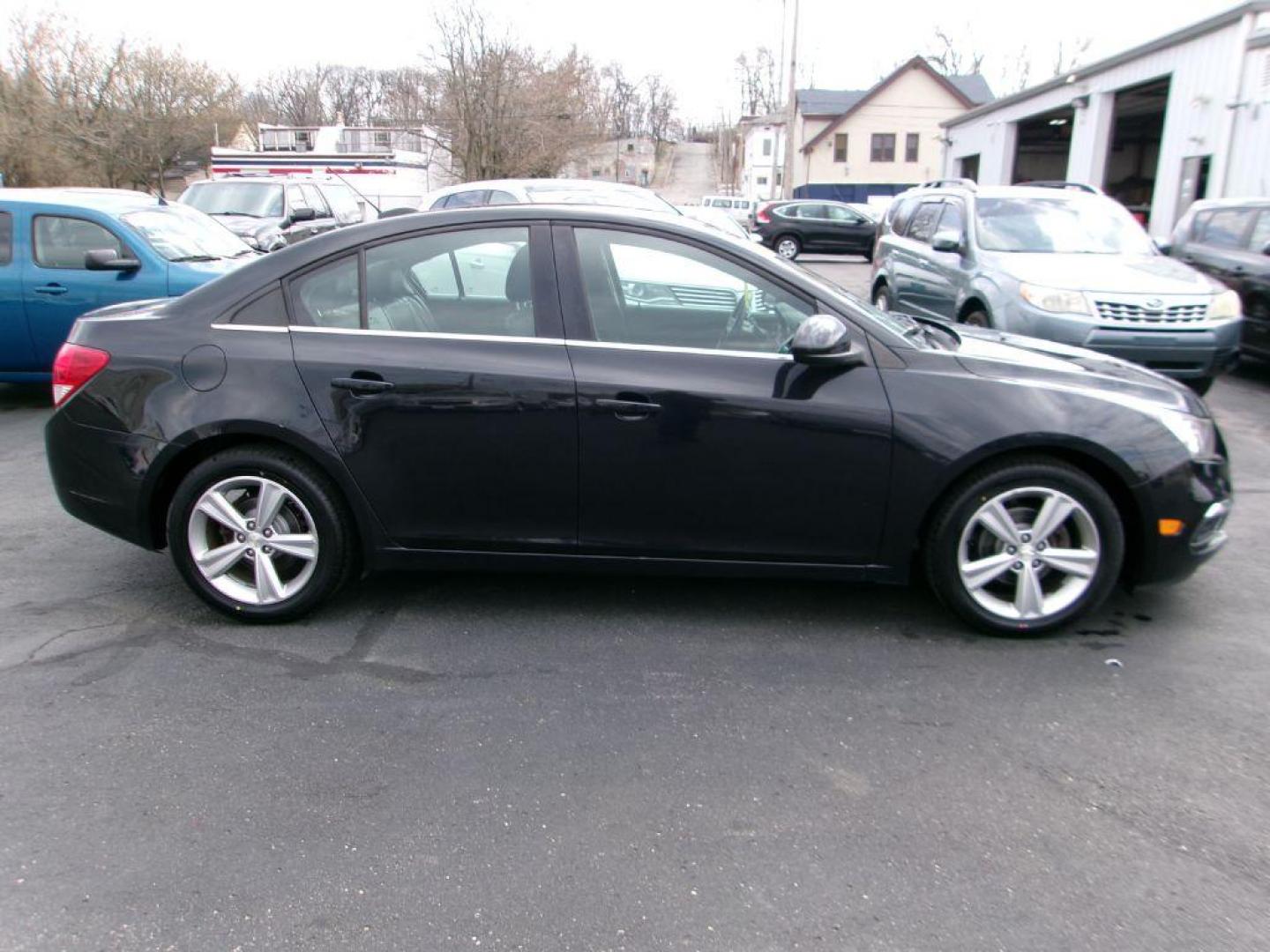 2015 BLACK CHEVROLET CRUZE LT (1G1PE5SBXF7) with an 1.4L engine, Automatic transmission, located at 501 E. Columbia St., Springfield, OH, 45503, (800) 262-7122, 39.925262, -83.801796 - *** New Tires *** Serviced and Detailed *** New Turbo and Cooling lines *** LT *** Remote Start *** Premium Audio *** Jay North Auto has offered hand picked vehicles since 1965! Our customer's enjoy a NO pressure buying experience with a small town feel. All of our vehicles get fully inspected - Photo#1