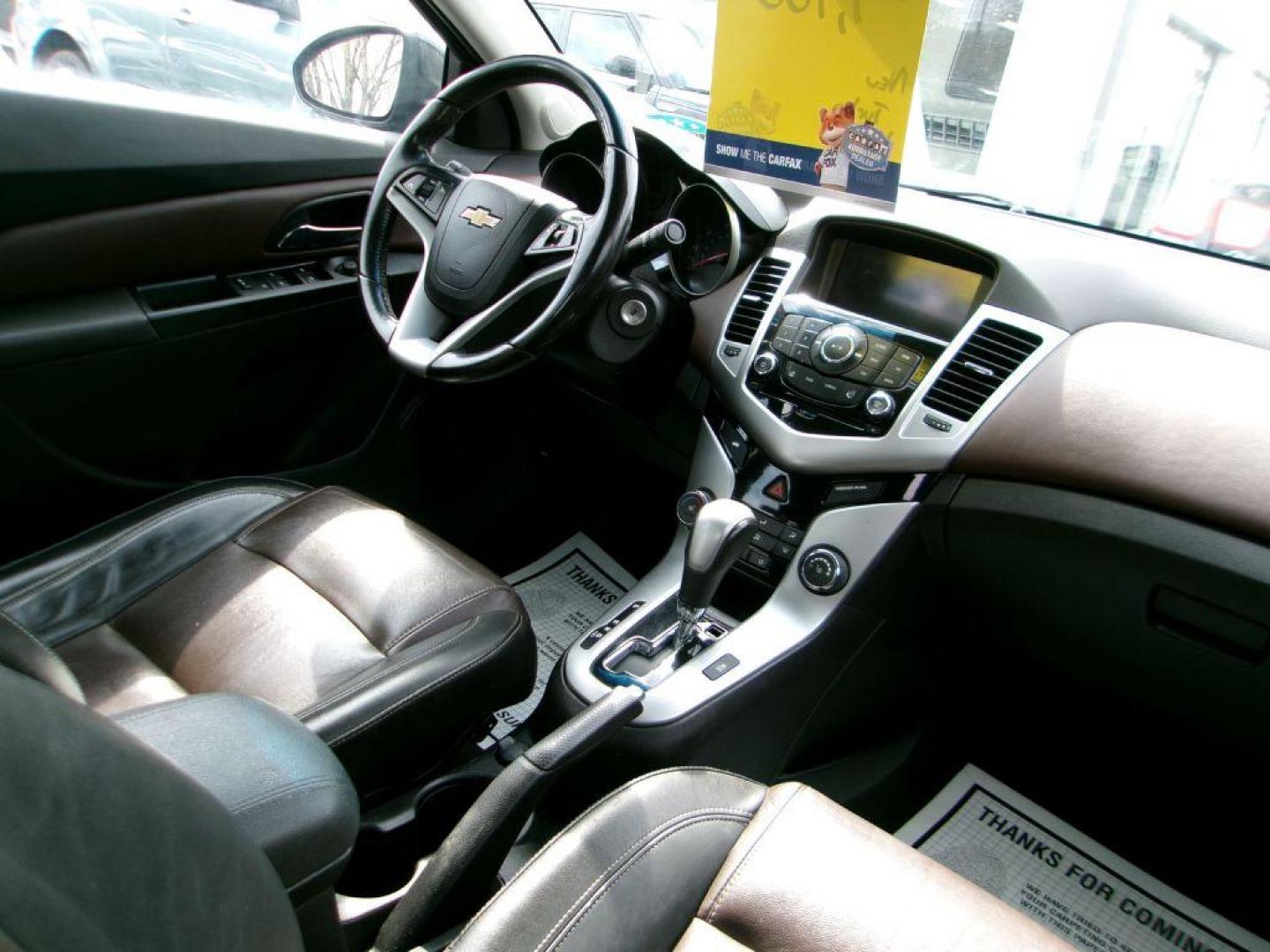 2015 BLACK CHEVROLET CRUZE LT (1G1PE5SBXF7) with an 1.4L engine, Automatic transmission, located at 501 E. Columbia St., Springfield, OH, 45503, (800) 262-7122, 39.925262, -83.801796 - *** New Tires *** Serviced and Detailed *** New Turbo and Cooling lines *** LT *** Remote Start *** Premium Audio *** Jay North Auto has offered hand picked vehicles since 1965! Our customer's enjoy a NO pressure buying experience with a small town feel. All of our vehicles get fully inspected - Photo#13