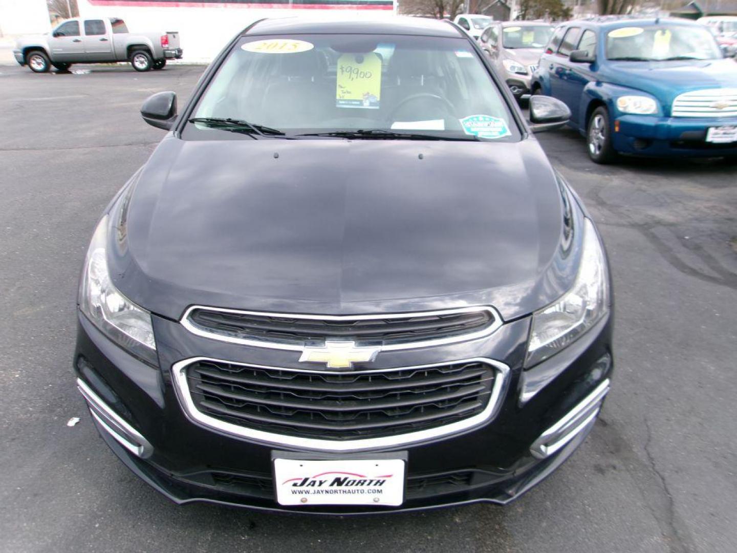 2015 BLACK CHEVROLET CRUZE LT (1G1PE5SBXF7) with an 1.4L engine, Automatic transmission, located at 501 E. Columbia St., Springfield, OH, 45503, (800) 262-7122, 39.925262, -83.801796 - *** New Tires *** Serviced and Detailed *** New Turbo and Cooling lines *** LT *** Remote Start *** Premium Audio *** Jay North Auto has offered hand picked vehicles since 1965! Our customer's enjoy a NO pressure buying experience with a small town feel. All of our vehicles get fully inspected - Photo#2