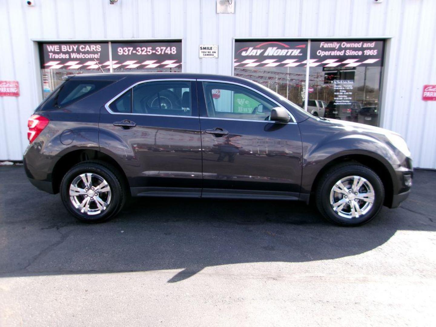 2016 GRAY CHEVROLET EQUINOX LS (2GNFLEEK7G6) with an 2.4L engine, Automatic transmission, located at 501 E. Columbia St., Springfield, OH, 45503, (800) 262-7122, 39.925262, -83.801796 - *** New Timing *** New Brakes *** Serviced and Detailed *** AWD *** Jay North Auto has offered hand picked vehicles since 1965! Our customer's enjoy a NO pressure buying experience with a small town feel. All of our vehicles get fully inspected and detailed. We are a preferred dealer for many lo - Photo#0