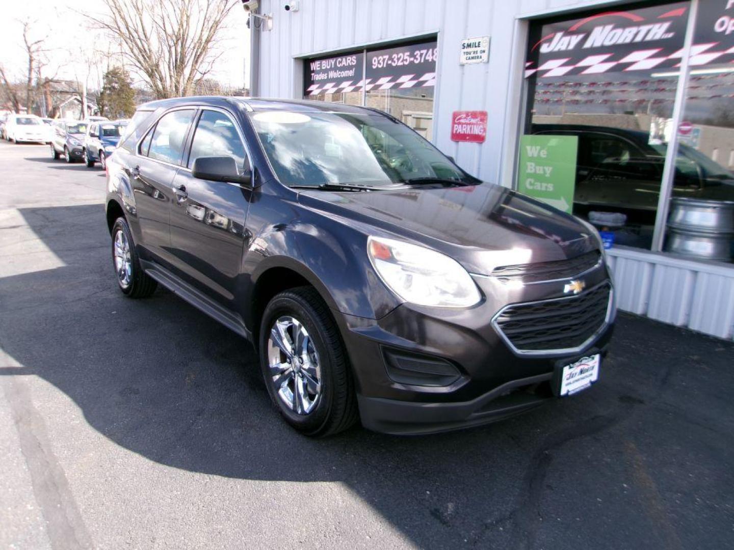 2016 GRAY CHEVROLET EQUINOX LS (2GNFLEEK7G6) with an 2.4L engine, Automatic transmission, located at 501 E. Columbia St., Springfield, OH, 45503, (800) 262-7122, 39.925262, -83.801796 - *** New Timing *** New Brakes *** Serviced and Detailed *** AWD *** Jay North Auto has offered hand picked vehicles since 1965! Our customer's enjoy a NO pressure buying experience with a small town feel. All of our vehicles get fully inspected and detailed. We are a preferred dealer for many lo - Photo#1