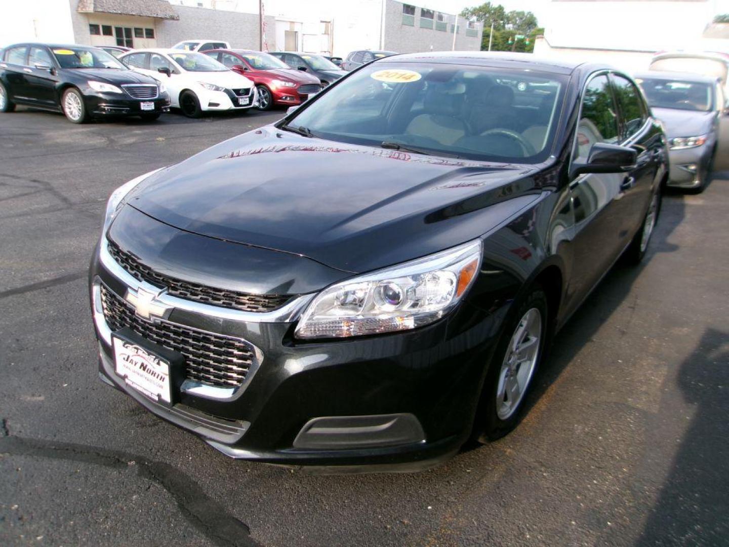 2014 BLACK CHEVROLET MALIBU 1LT (1G11C5SL3EF) with an 2.5L engine, Automatic transmission, located at 501 E. Columbia St., Springfield, OH, 45503, (800) 262-7122, 39.925262, -83.801796 - *** New Tires *** Serviced and Detailed *** Low Miles *** NICE!!! *** Jay North Auto has offered hand picked vehicles since 1965! Our customer's enjoy a NO pressure buying experience with a small town feel. All of our vehicles get fully inspected and detailed. We are a preferred dealer for many - Photo#2