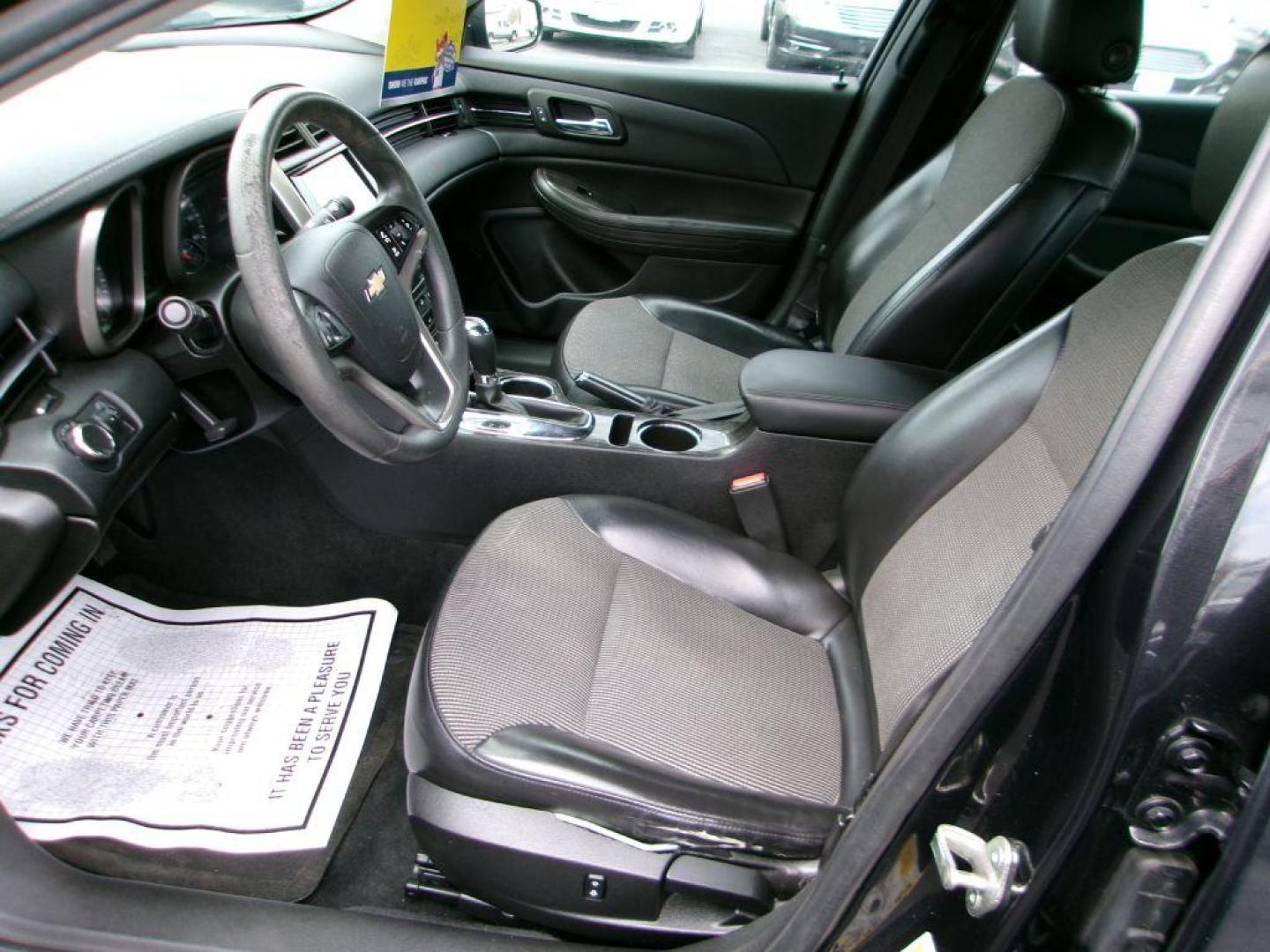 2014 BLACK CHEVROLET MALIBU 1LT (1G11C5SL3EF) with an 2.5L engine, Automatic transmission, located at 501 E. Columbia St., Springfield, OH, 45503, (800) 262-7122, 39.925262, -83.801796 - Photo#10