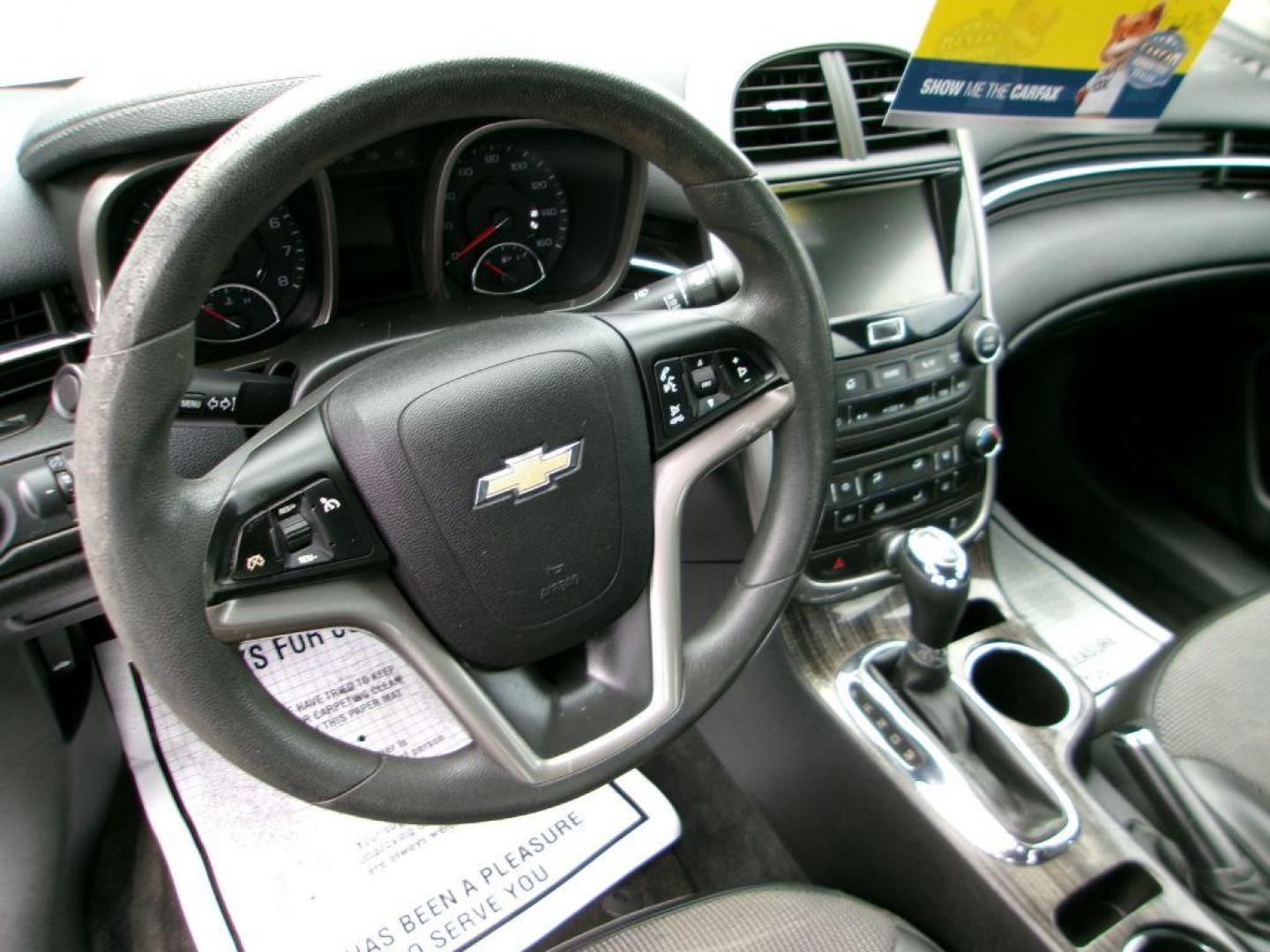 2014 BLACK CHEVROLET MALIBU 1LT (1G11C5SL3EF) with an 2.5L engine, Automatic transmission, located at 501 E. Columbia St., Springfield, OH, 45503, (800) 262-7122, 39.925262, -83.801796 - Photo#11