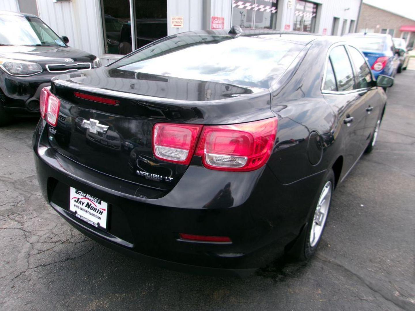 2014 BLACK CHEVROLET MALIBU 1LT (1G11C5SL3EF) with an 2.5L engine, Automatic transmission, located at 501 E. Columbia St., Springfield, OH, 45503, (800) 262-7122, 39.925262, -83.801796 - Photo#6