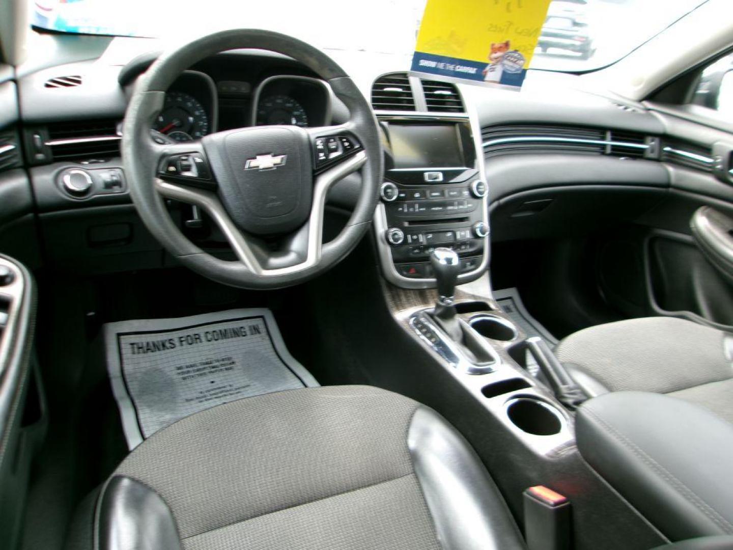 2014 BLACK CHEVROLET MALIBU 1LT (1G11C5SL3EF) with an 2.5L engine, Automatic transmission, located at 501 E. Columbia St., Springfield, OH, 45503, (800) 262-7122, 39.925262, -83.801796 - Photo#8