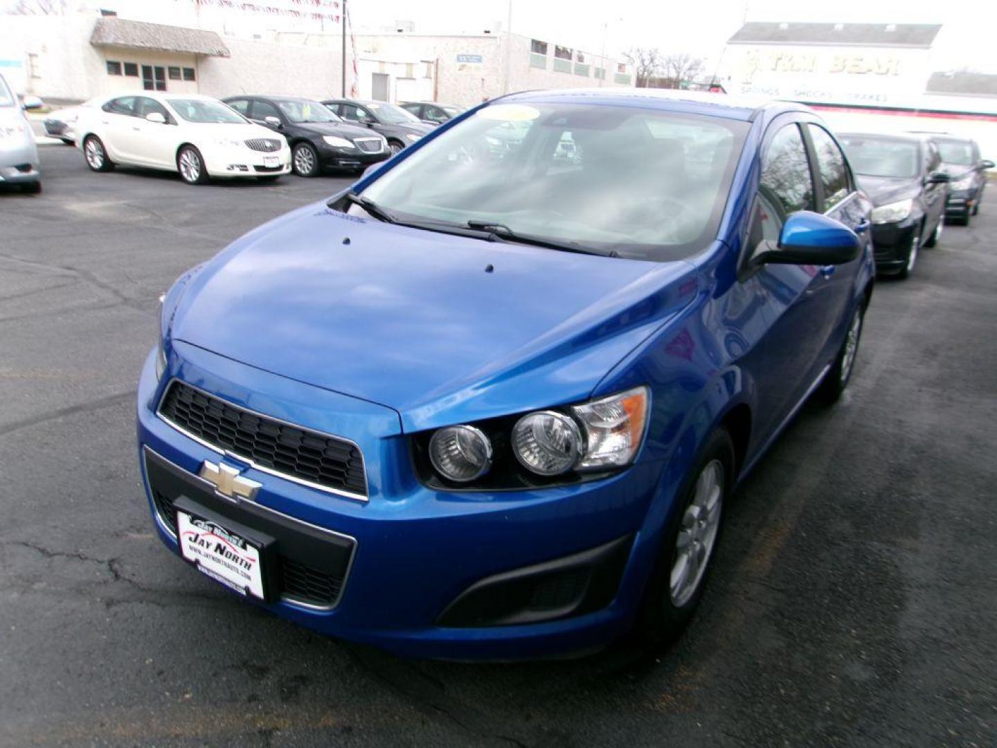 2016 BLUE CHEVROLET SONIC LT (1G1JC5SH5G4) with an 1.8L engine, Automatic transmission, located at 501 E. Columbia St., Springfield, OH, 45503, (800) 262-7122, 39.925262, -83.801796 - Photo#3