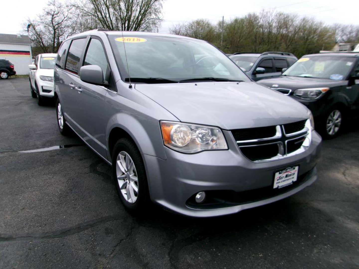 2018 SILVER DODGE GRAND CARAVAN SXT (2C4RDGCG0JR) with an 3.6L engine, Automatic transmission, located at 501 E. Columbia St., Springfield, OH, 45503, (800) 262-7122, 39.925262, -83.801796 - ***1-Owner***Clean Carfax***Power Doors***Power Lift Gate***Remote Start***Suede and Leather Seating***Serviced and Detailed*** Jay North Auto has offered hand picked vehicles since 1965! Our customer's enjoy a NO pressure buying experience with a small town feel. All of our vehicles get fully - Photo#2