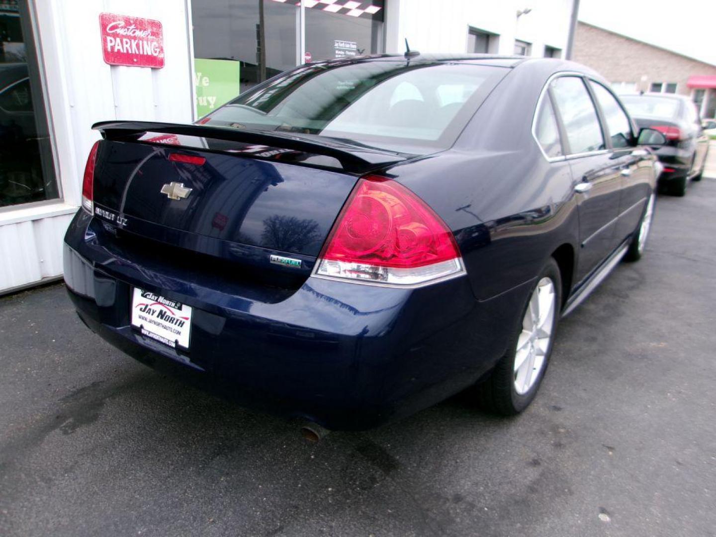 2012 BLUE CHEVROLET IMPALA LTZ (2G1WC5E33C1) with an 3.6L engine, Automatic transmission, located at 501 E. Columbia St., Springfield, OH, 45503, (800) 262-7122, 39.925262, -83.801796 - Photo#3