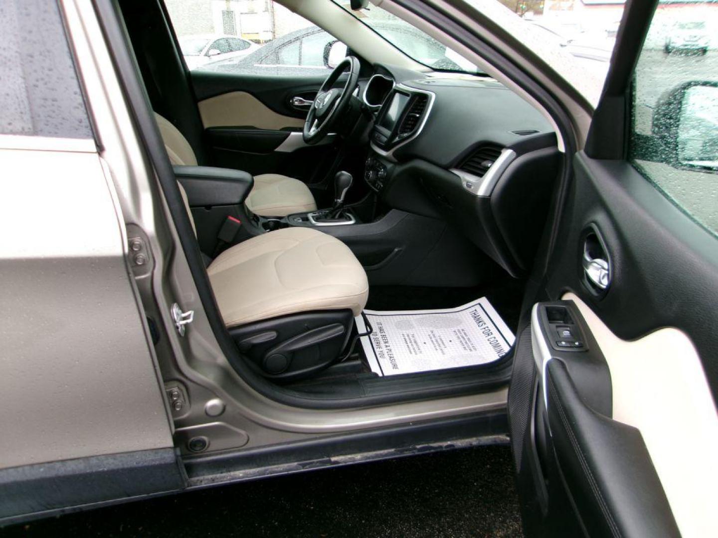 2017 BROWN JEEP CHEROKEE LATITUDE (1C4PJLCB5HW) with an 2.4L engine, Automatic transmission, located at 501 E. Columbia St., Springfield, OH, 45503, (800) 262-7122, 39.925262, -83.801796 - *** Serviced and Detailed *** Safety/Convenience Group Power 8-Way Driver Seat Power 4-Way Driver Lumbar Adjust ParkSenser Rear Park Assist System - Photo#11