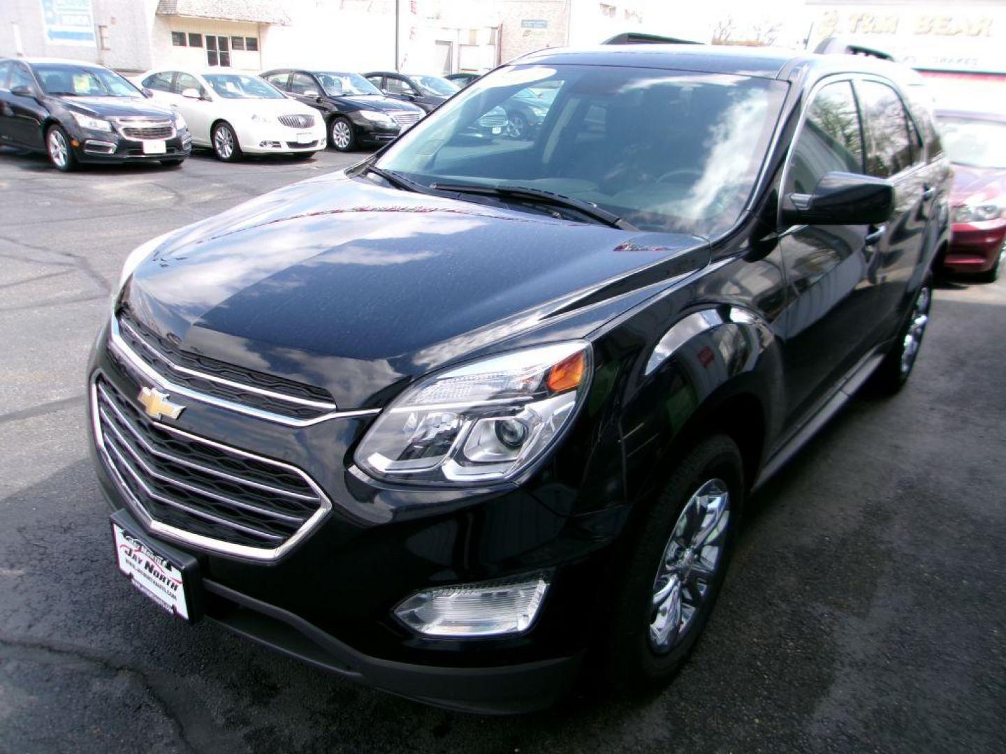 2017 BLACK CHEVROLET EQUINOX LT (2GNFLFEK6H6) with an 2.4L engine, Automatic transmission, located at 501 E. Columbia St., Springfield, OH, 45503, (800) 262-7122, 39.925262, -83.801796 - *** All Wheel Drive *** LT *** Clean CarFax *** Serviced and Detailed *** Remote Start *** New Brakes *** Jay North Auto has offered hand picked vehicles since 1965! Our customer's enjoy a NO pressure buying experience with a small town feel. All of our vehicles get fully inspected and detailed. - Photo#3