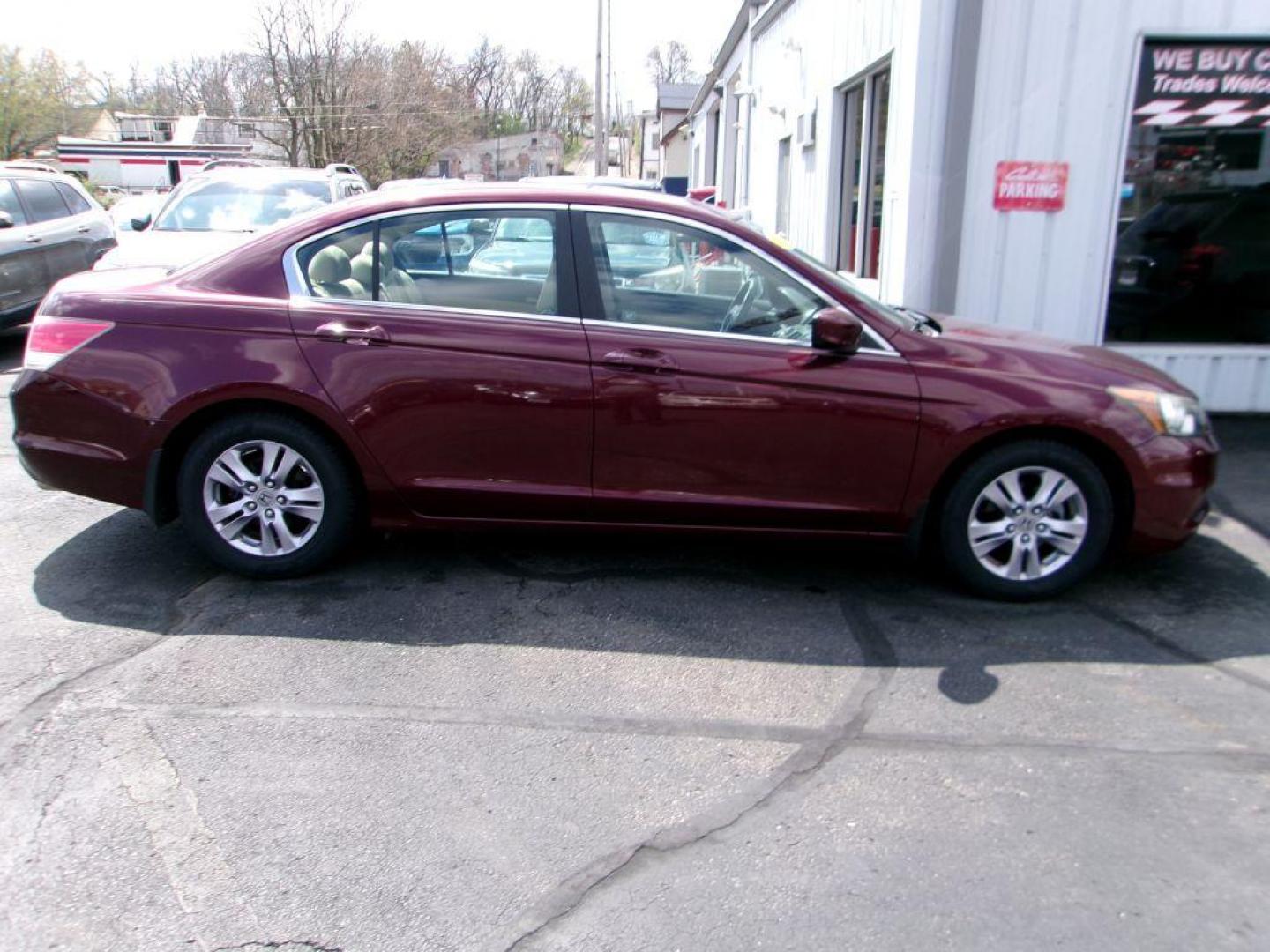 2012 RED HONDA ACCORD LXP (1HGCP2F49CA) with an 2.4L engine, Automatic transmission, located at 501 E. Columbia St., Springfield, OH, 45503, (800) 262-7122, 39.925262, -83.801796 - *** Serviced and Detailed *** FWD *** LX *** Clean CarFax *** Jay North Auto has offered hand picked vehicles since 1965! Our customer's enjoy a NO pressure buying experience with a small town feel. All of our vehicles get fully inspected and detailed. We are a preferred dealer for many local c - Photo#0