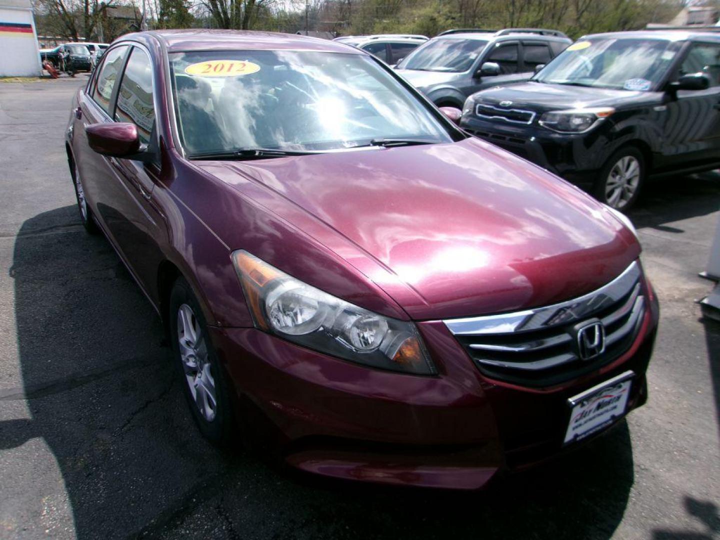 2012 RED HONDA ACCORD LXP (1HGCP2F49CA) with an 2.4L engine, Automatic transmission, located at 501 E. Columbia St., Springfield, OH, 45503, (800) 262-7122, 39.925262, -83.801796 - *** Serviced and Detailed *** FWD *** LX *** Clean CarFax *** Jay North Auto has offered hand picked vehicles since 1965! Our customer's enjoy a NO pressure buying experience with a small town feel. All of our vehicles get fully inspected and detailed. We are a preferred dealer for many local c - Photo#1